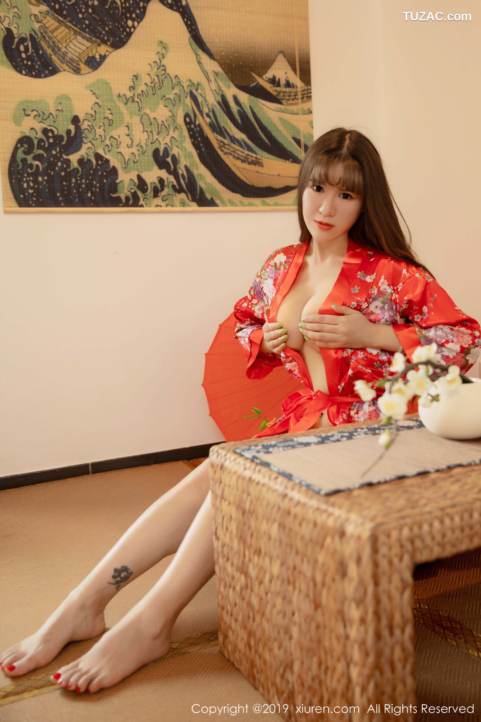 XiuRen秀人网-1647-王紫琳-《华丽和服下丰胸肥臀》-2019.08.27