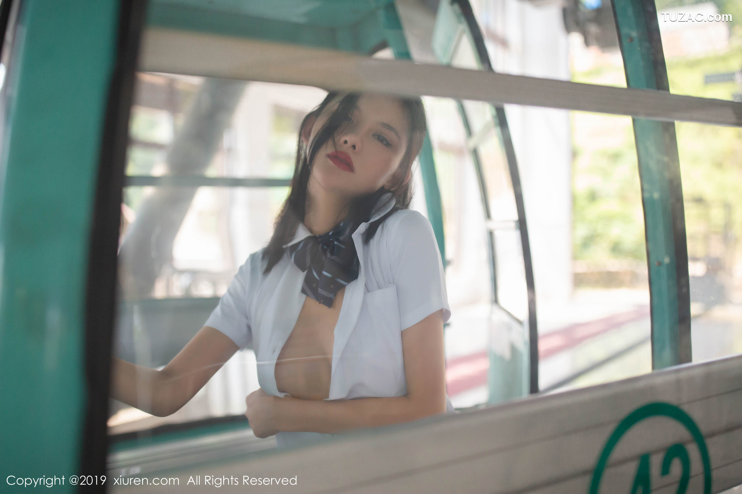 XiuRen秀人网-1723-就是阿朱啊-《不良学生》-2019.10.12