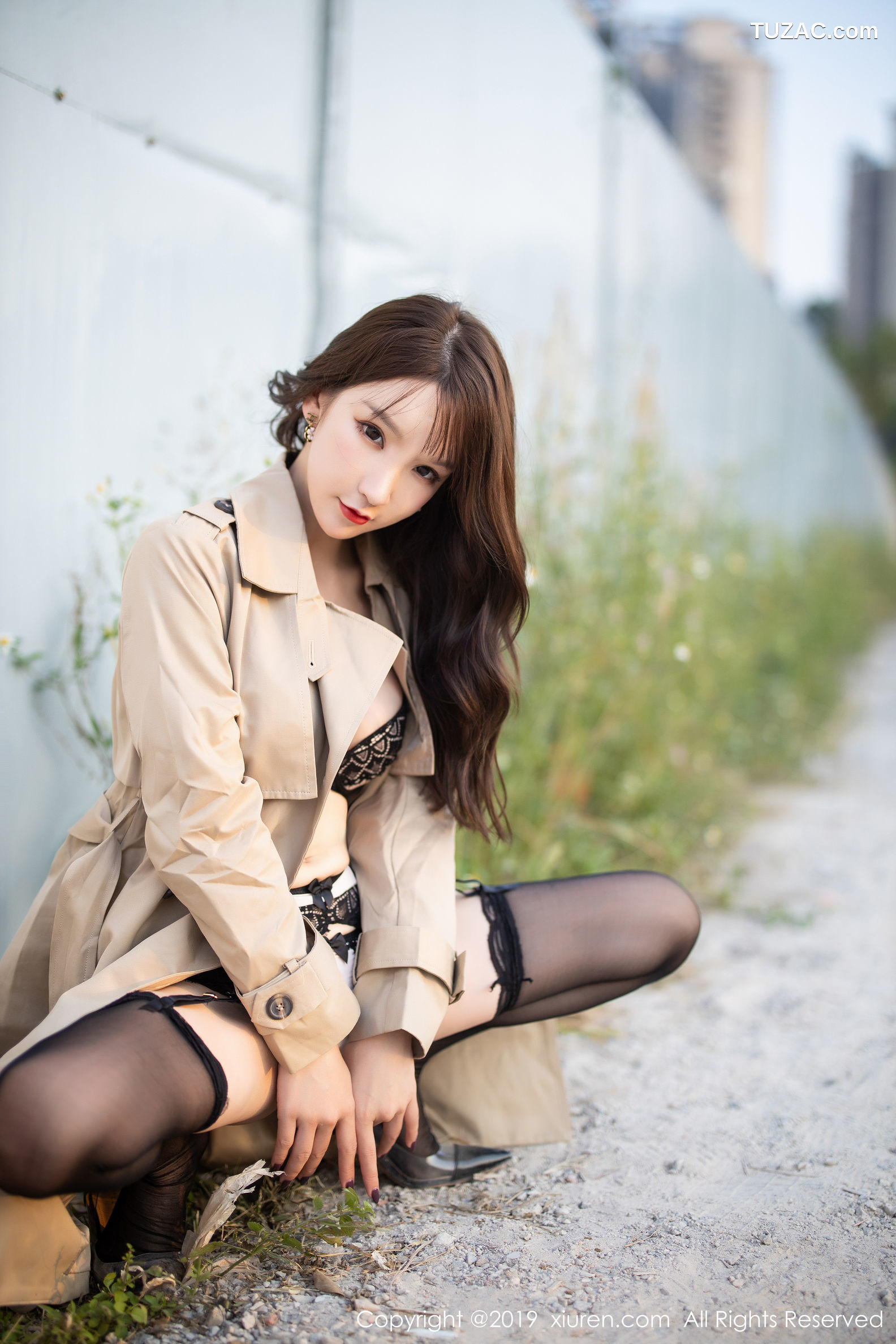 XiuRen秀人网-1876-周于希-《精致内衣的黑丝吊袜》-2019.12.24