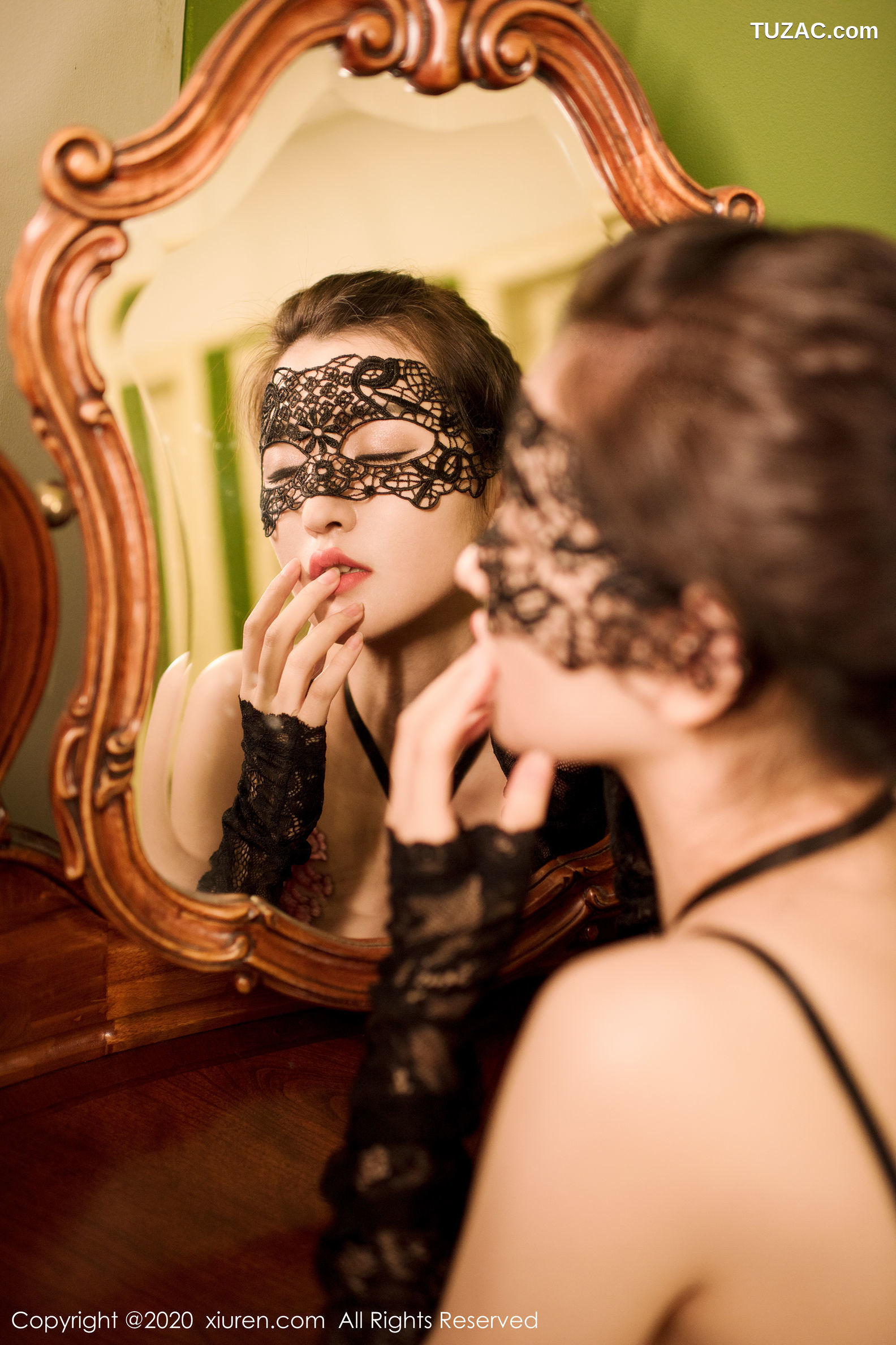 XiuRen秀人网-1923-沈梦瑶-《黑丝情趣艺术》-2020.01.12