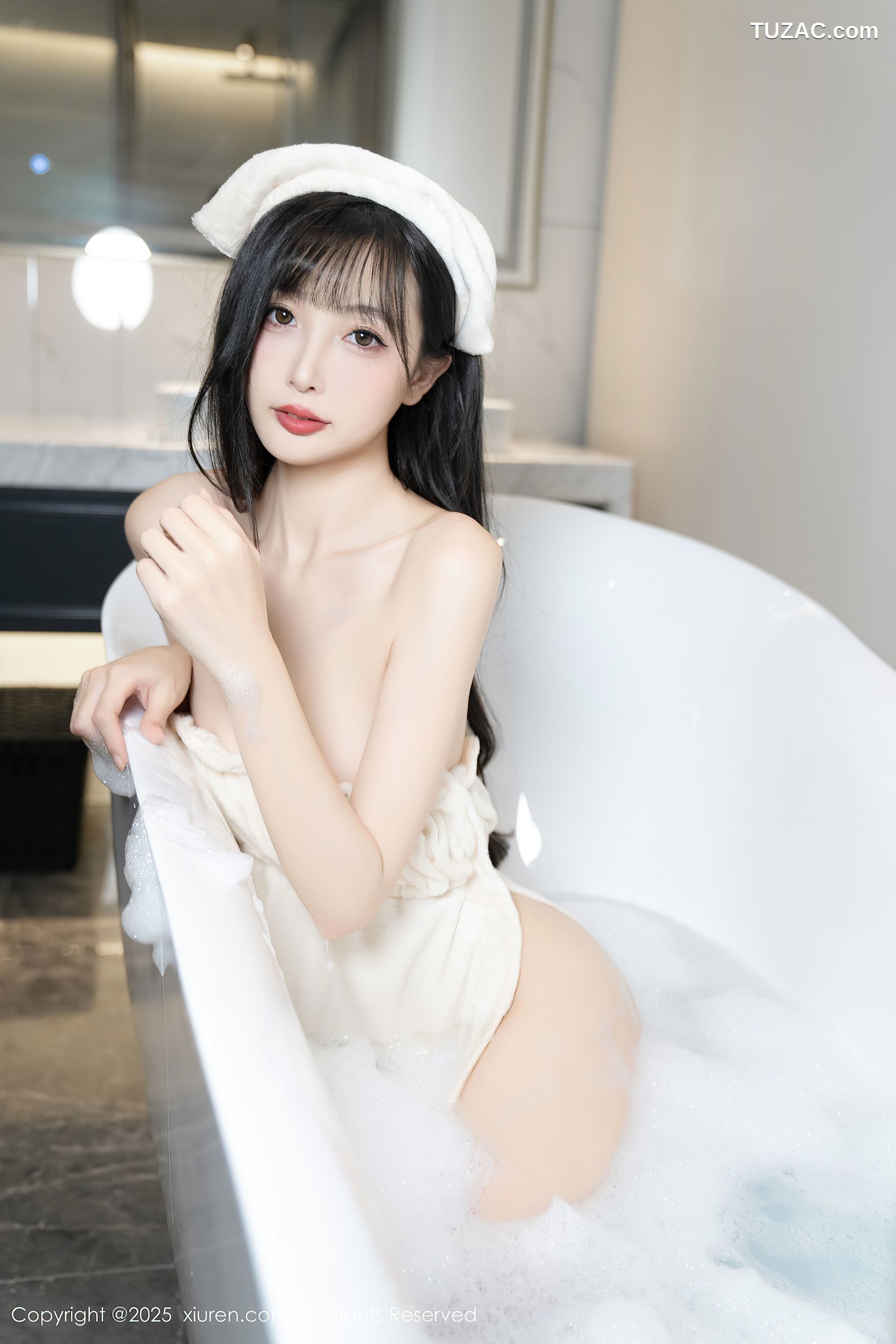 XiuRen秀人网-10005-樱桃小阑子-白浴衣浴缸湿身爆乳-2025.03.12