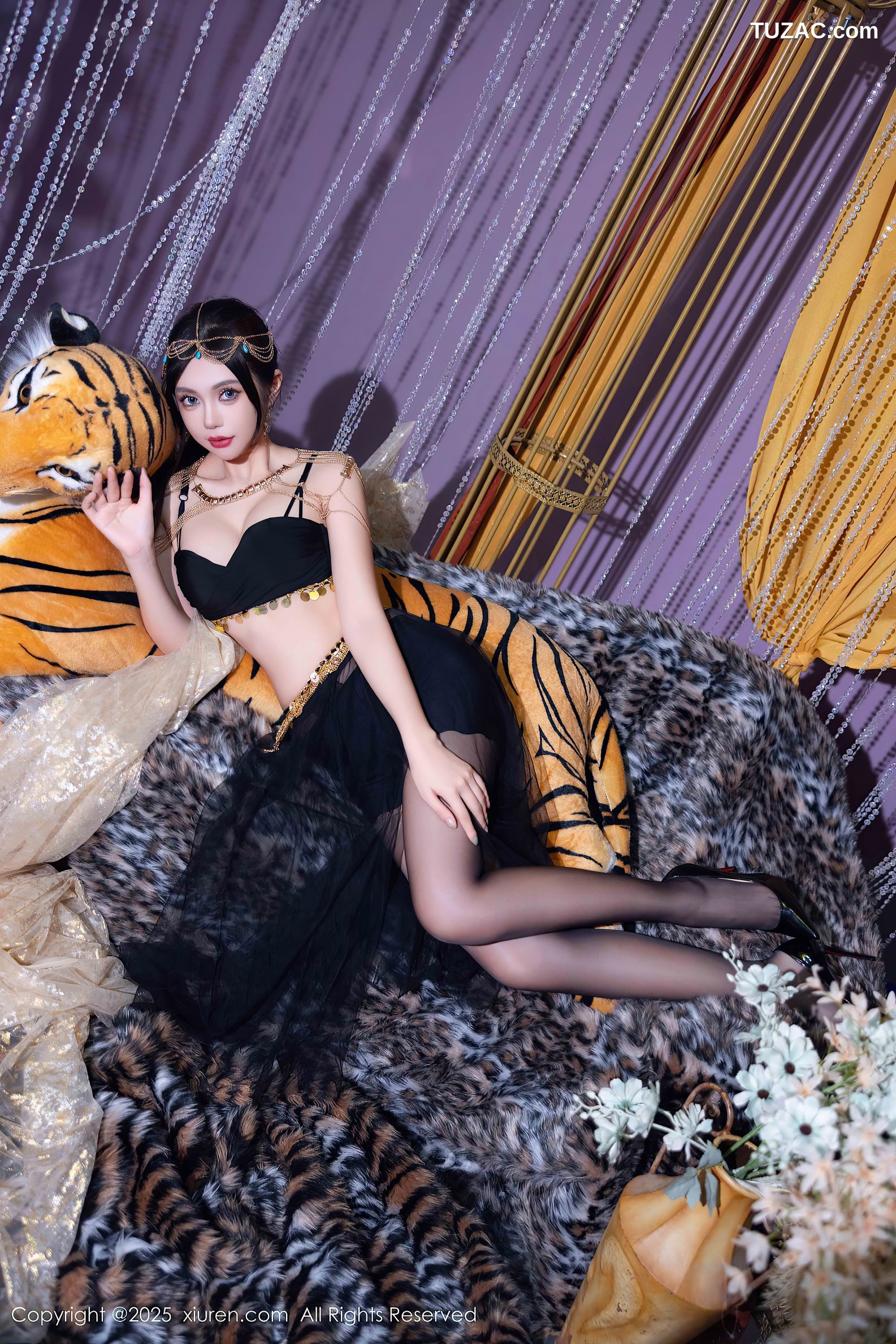 XiuRen秀人网-10018-绮里嘉ula-黑丝异域写真-2025.03.14