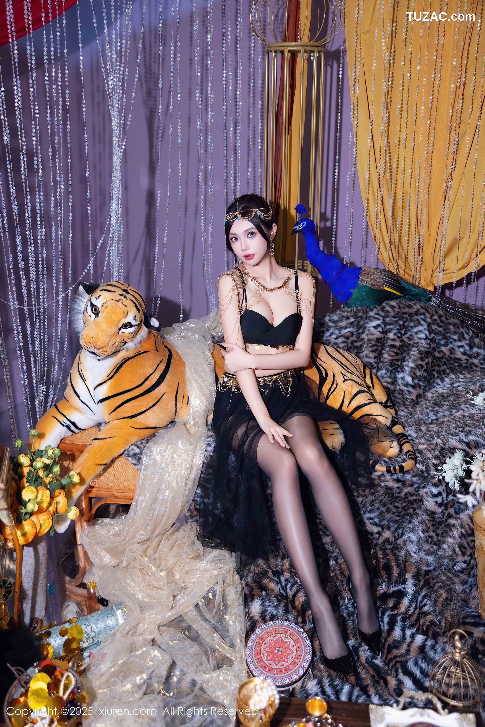 XiuRen秀人网-10018-绮里嘉ula-黑丝异域写真-2025.03.14