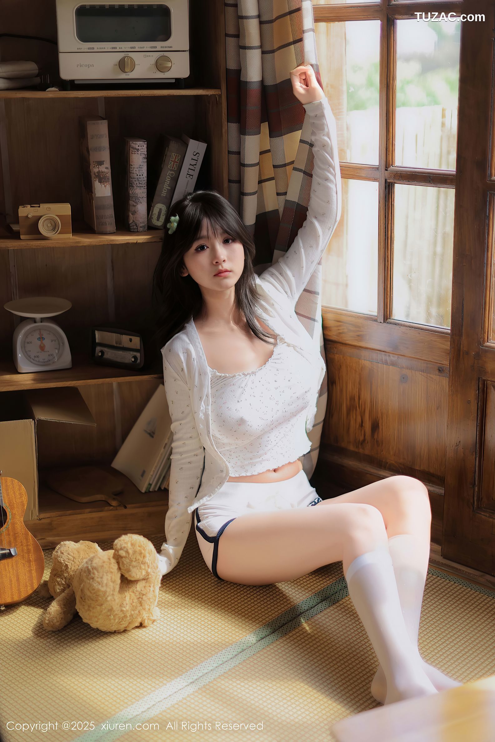 XiuRen秀人网-10073-奶芙乔乔-清纯少女白衫白短裤-2025.03.26