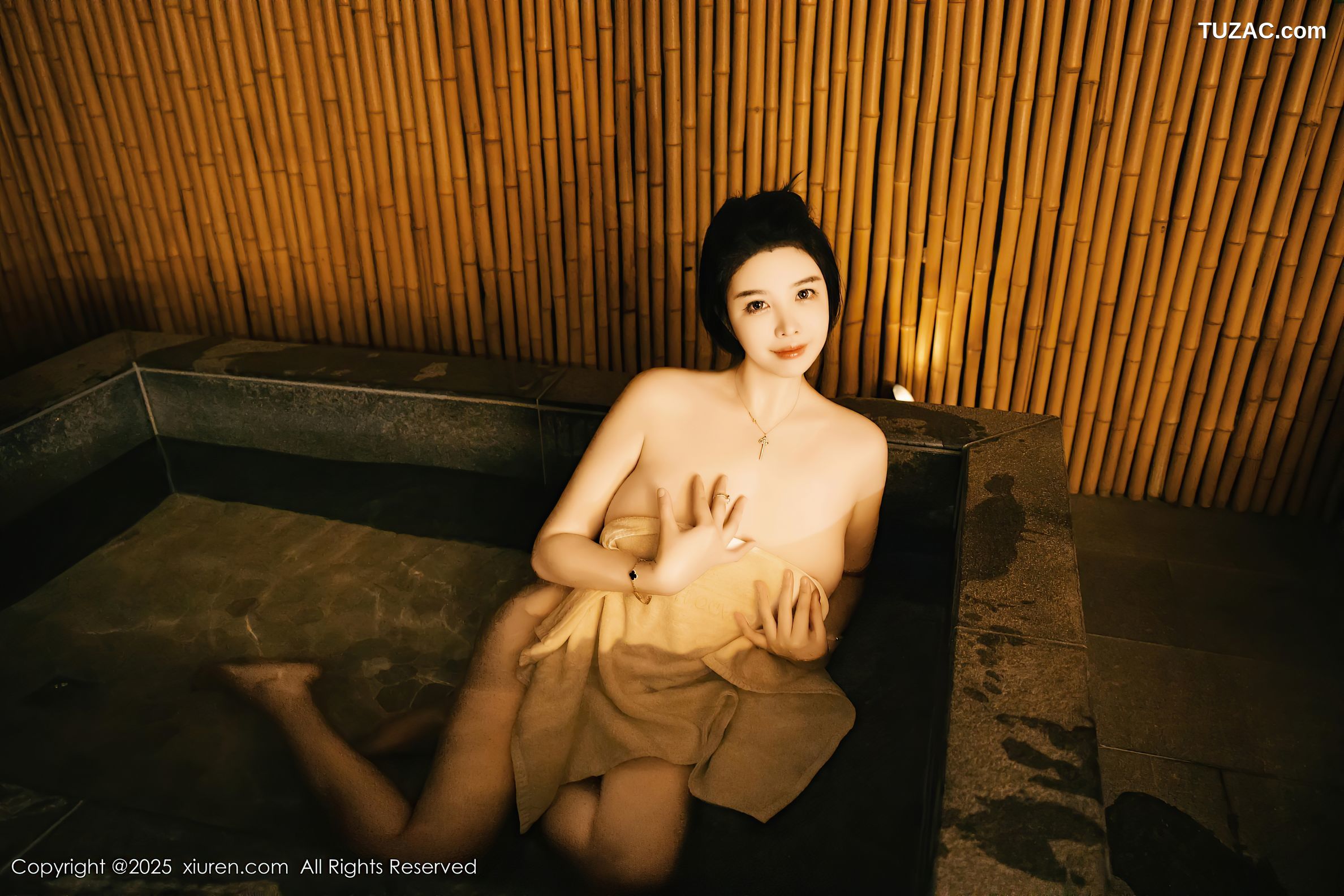 XiuRen秀人网-10091-林若凡F-温泉玉体爆乳翘臀-2025.03.31