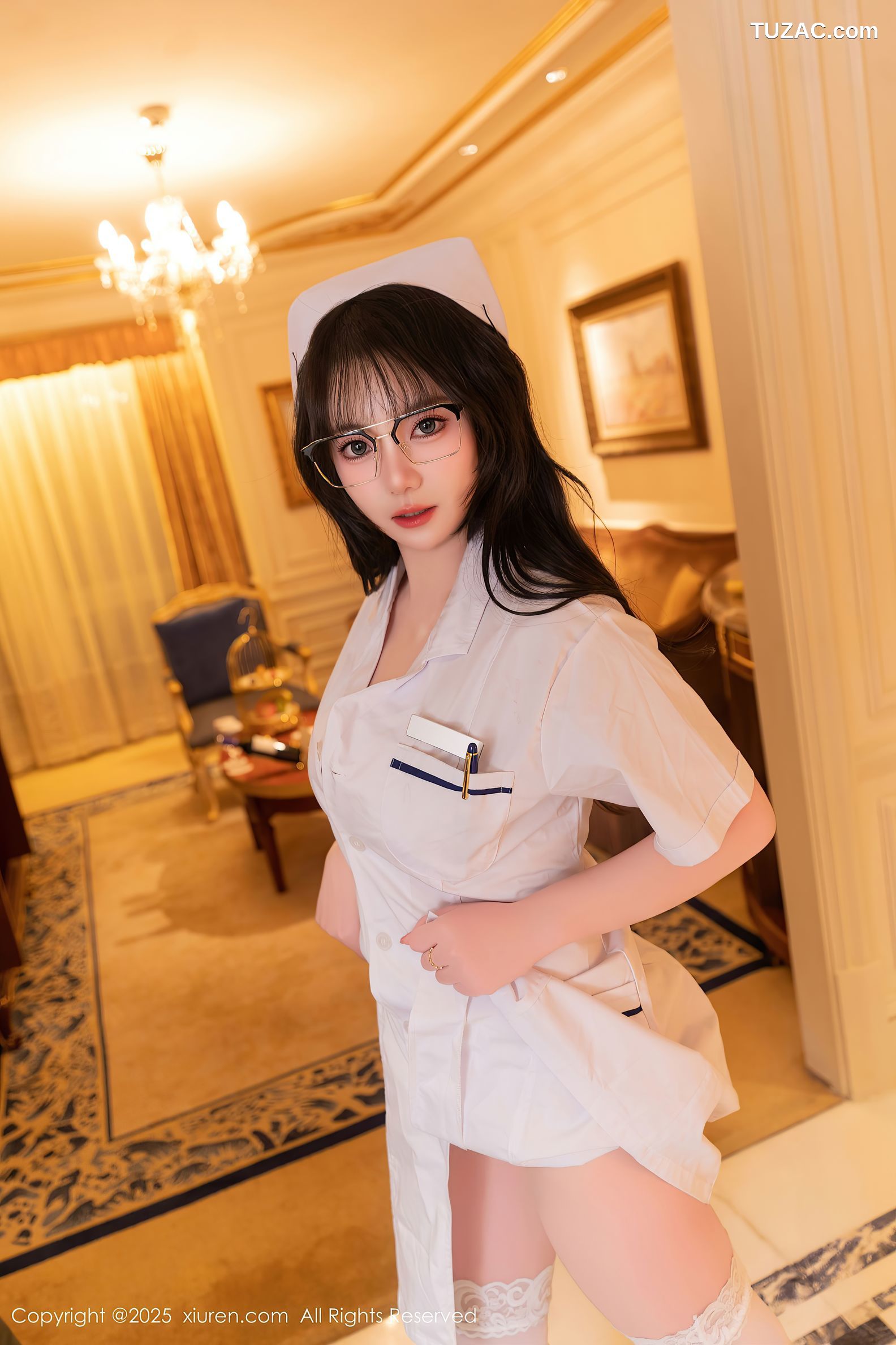 XiuRen秀人网-10152-软情-情趣护士服撒娇室内调教绑缚爆乳-2025.04.14