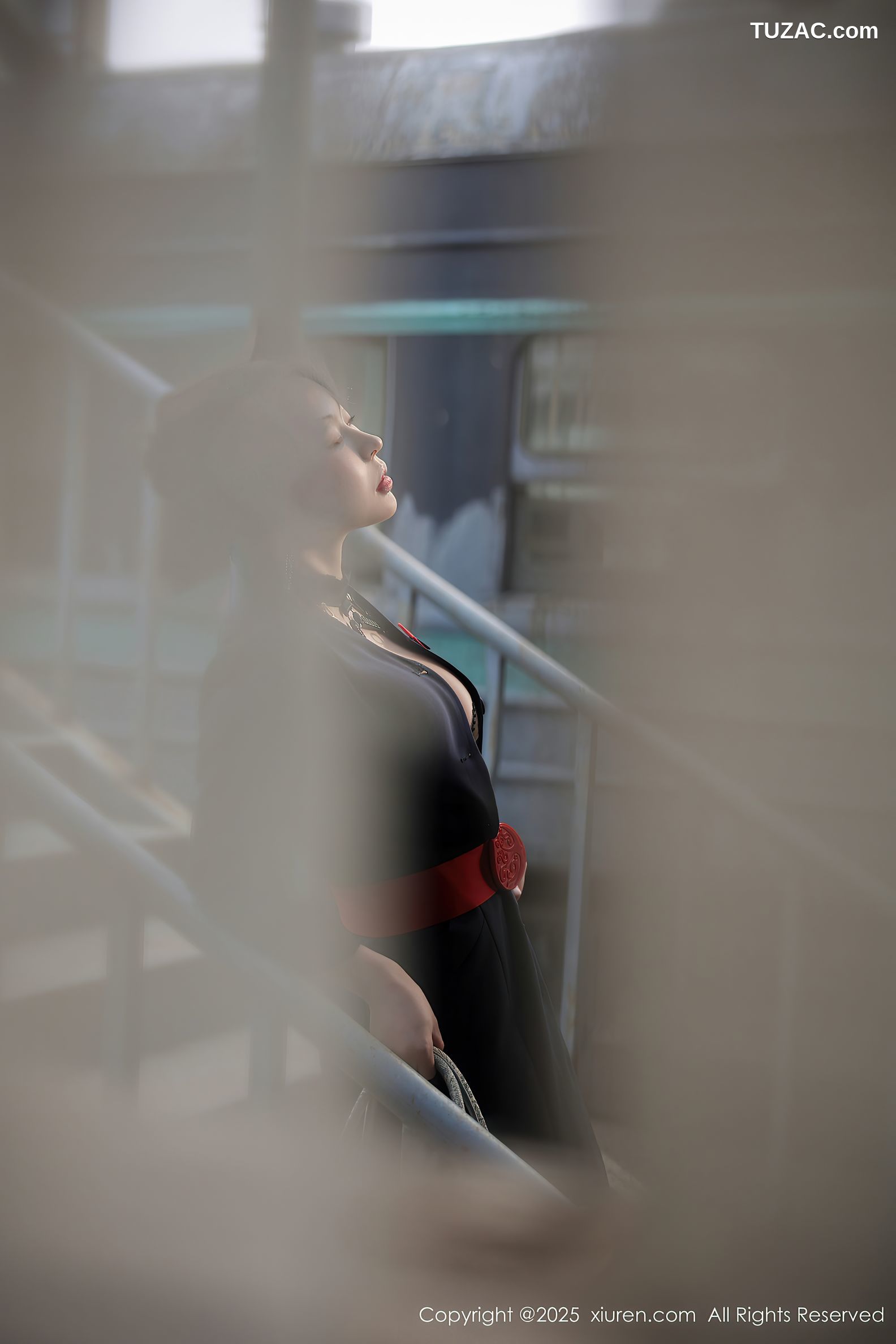 XiuRen秀人网-10155-白茹雪Abby-性感蓝黑色空姐制服诱惑-2025.04.14