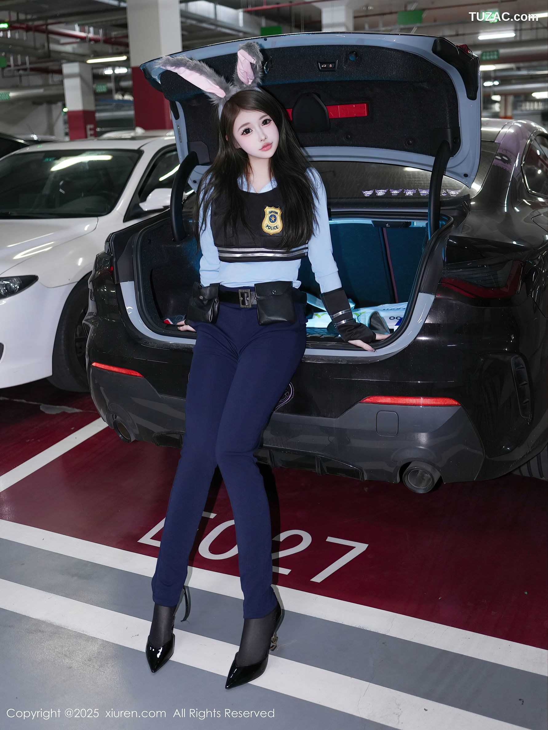 XiuRen秀人网-10158-甜妮-情趣女警兔女郎黑丝爆乳-2025.04.16