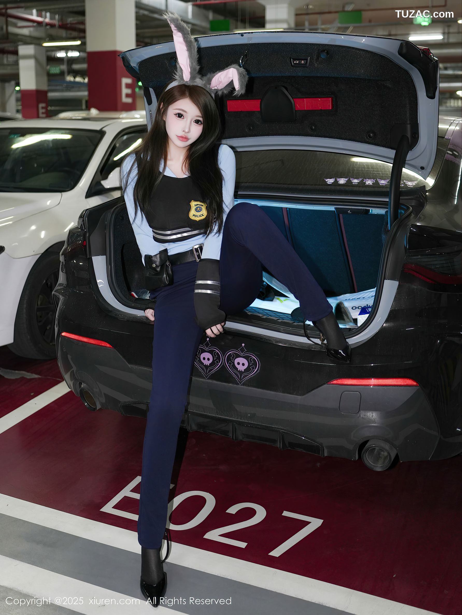 XiuRen秀人网-10158-甜妮-情趣女警兔女郎黑丝爆乳-2025.04.16