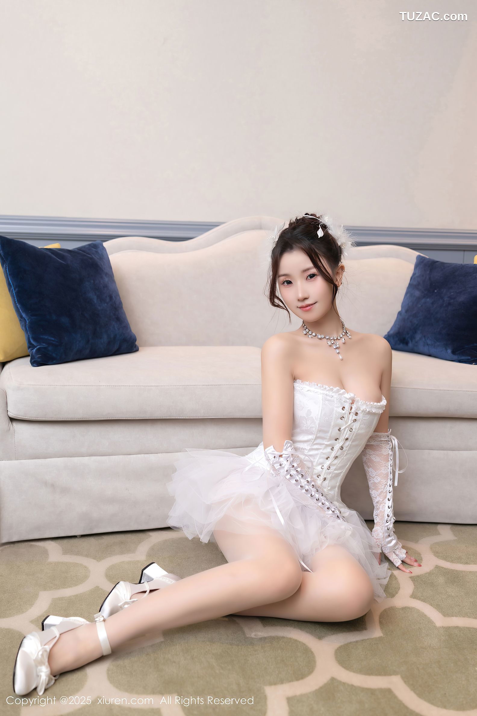 XiuRen秀人网-10161-杏子Yada-白纱舞裙爆乳-2025.04.16