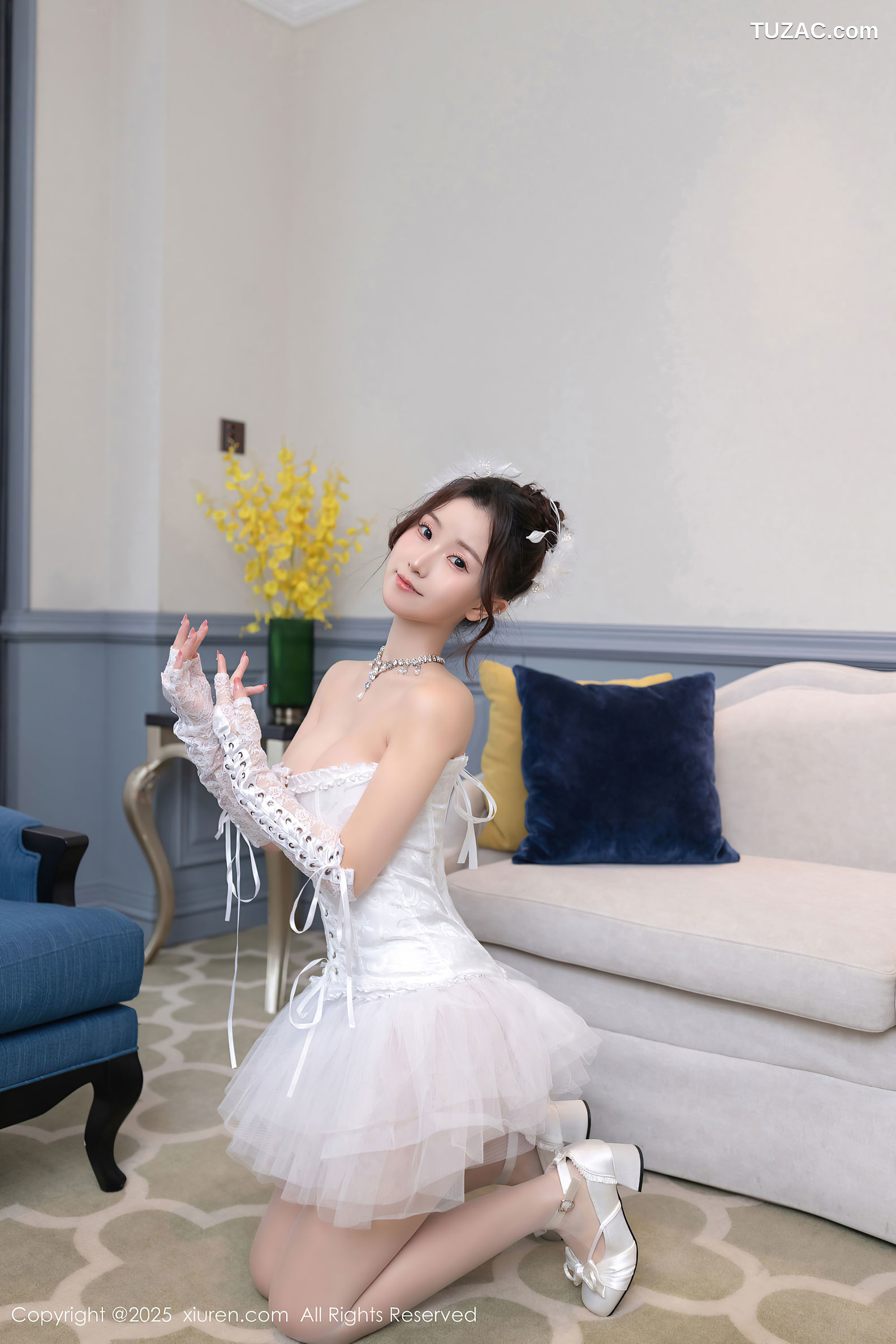 XiuRen秀人网-10161-杏子Yada-白纱舞裙爆乳-2025.04.16