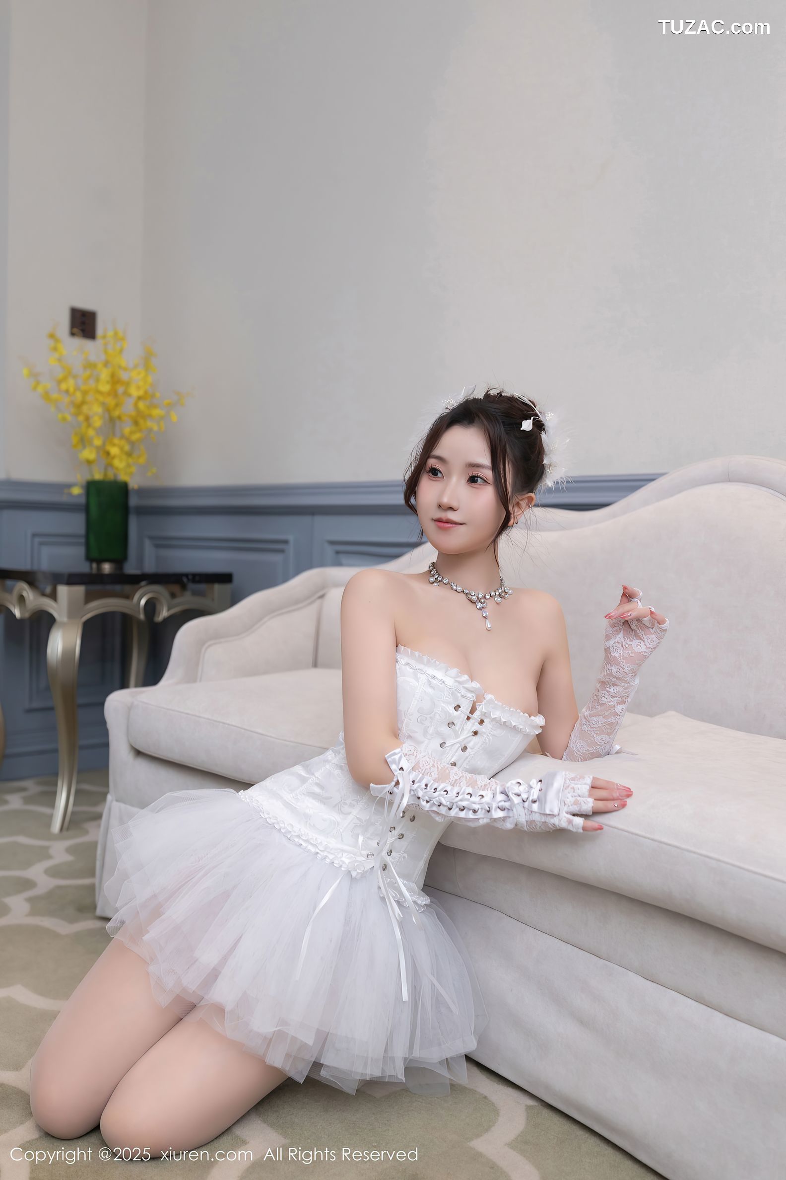 XiuRen秀人网-10161-杏子Yada-白纱舞裙爆乳-2025.04.16