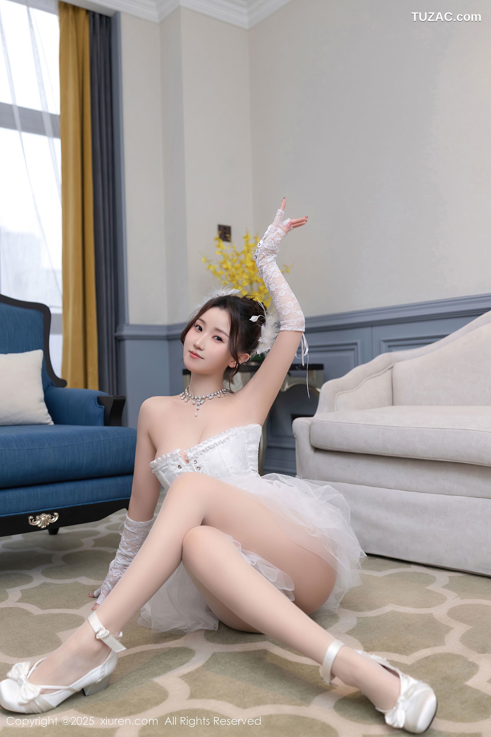 XiuRen秀人网-10161-杏子Yada-白纱舞裙爆乳-2025.04.16