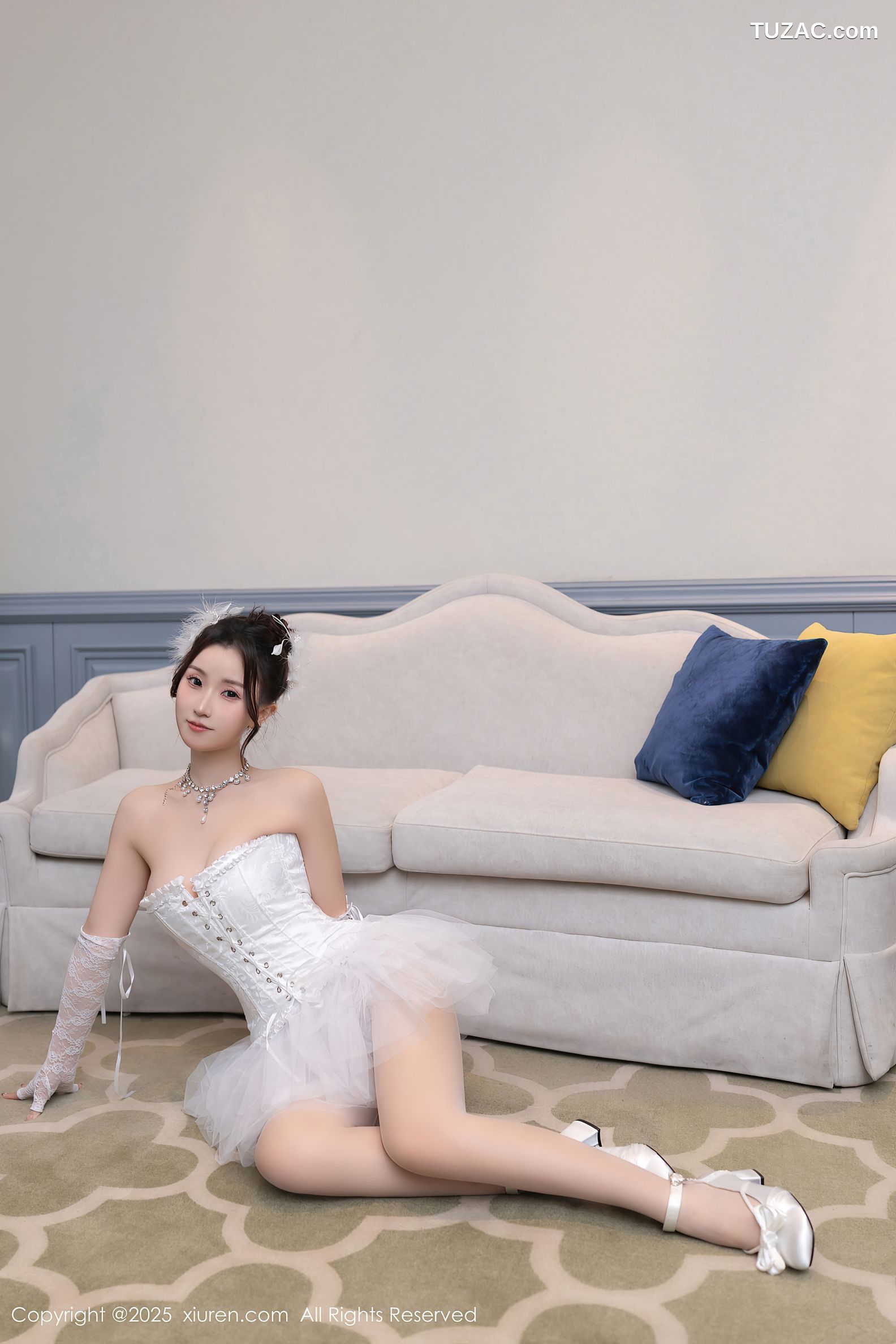 XiuRen秀人网-10161-杏子Yada-白纱舞裙爆乳-2025.04.16