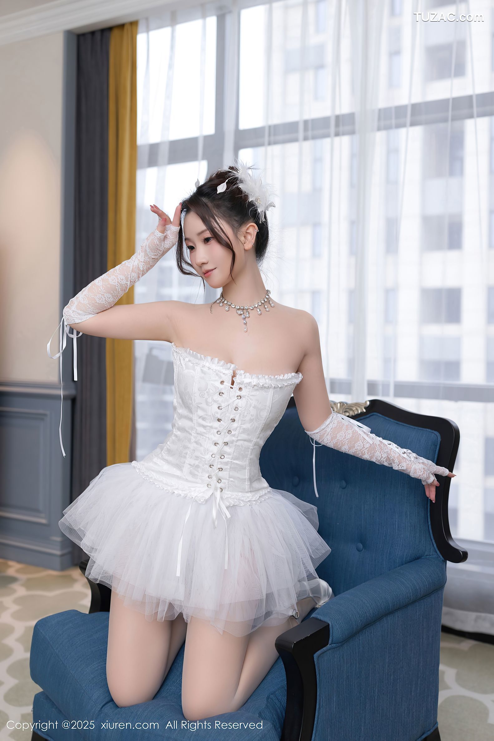 XiuRen秀人网-10161-杏子Yada-白纱舞裙爆乳-2025.04.16