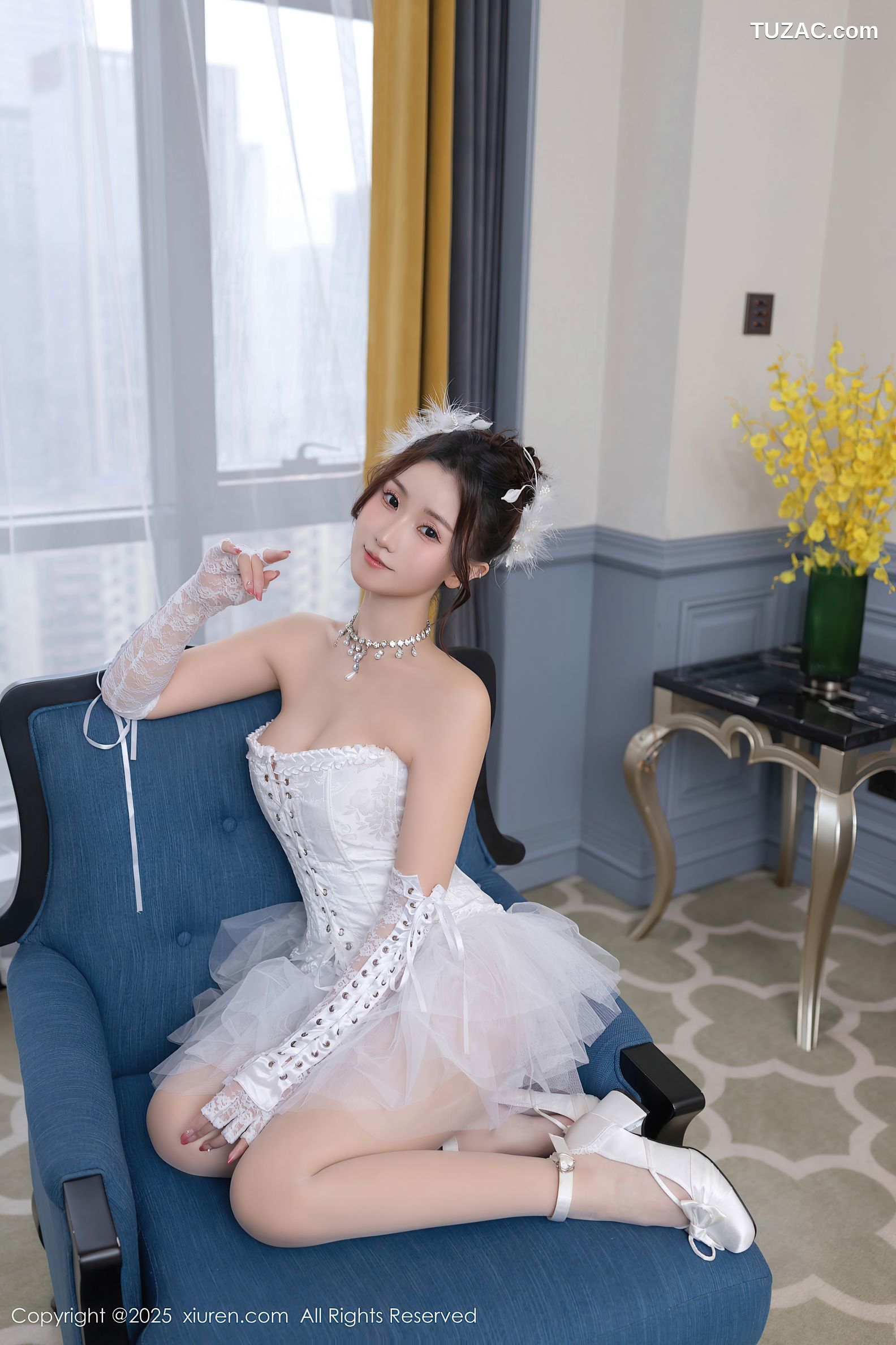 XiuRen秀人网-10161-杏子Yada-白纱舞裙爆乳-2025.04.16