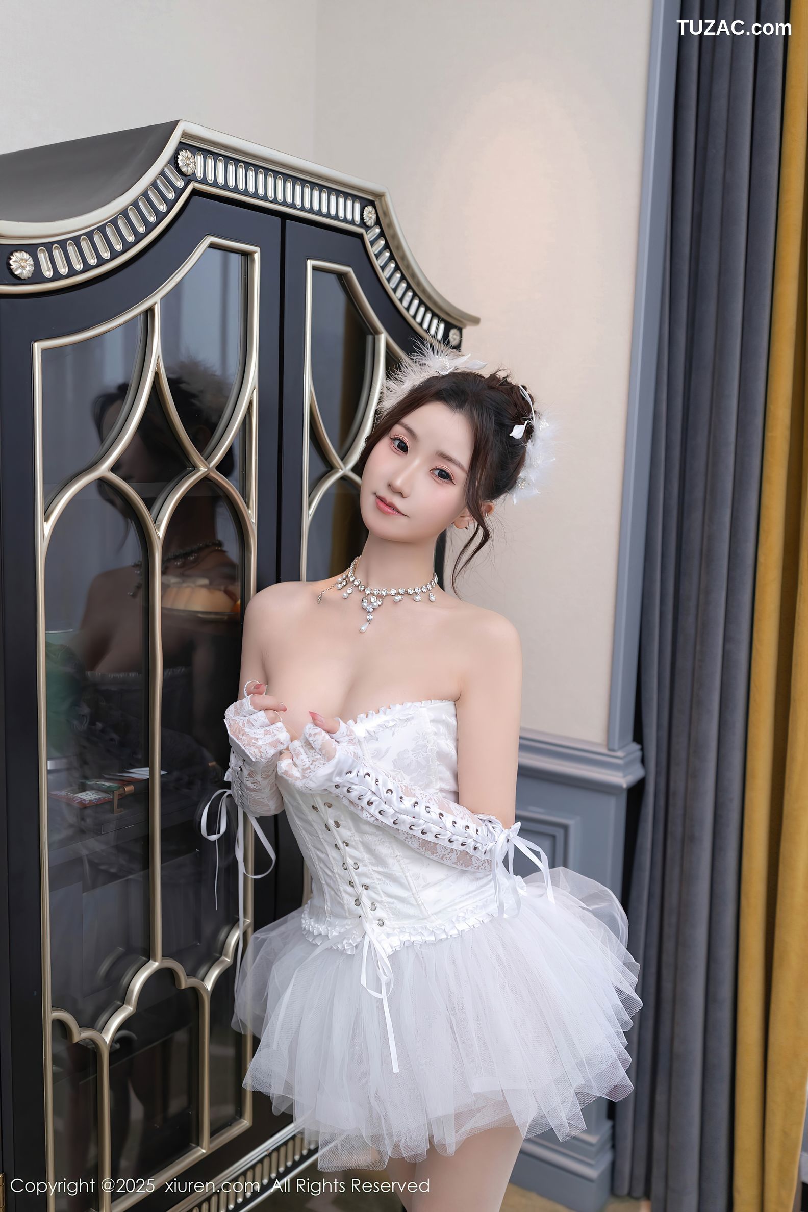 XiuRen秀人网-10161-杏子Yada-白纱舞裙爆乳-2025.04.16