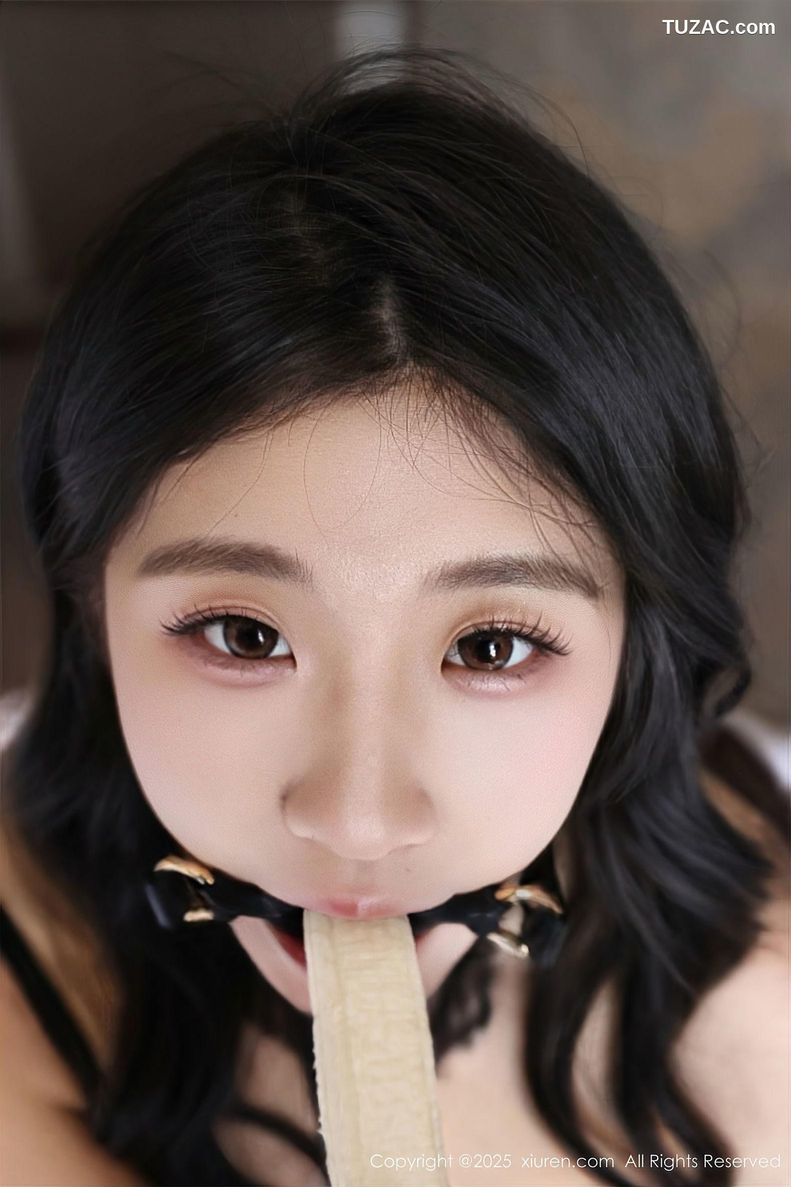 XiuRen秀人网-10167-小芭乐-黑裙装OL面试场景黑色蕾丝内衣黑丝绑缚-2025.04.18