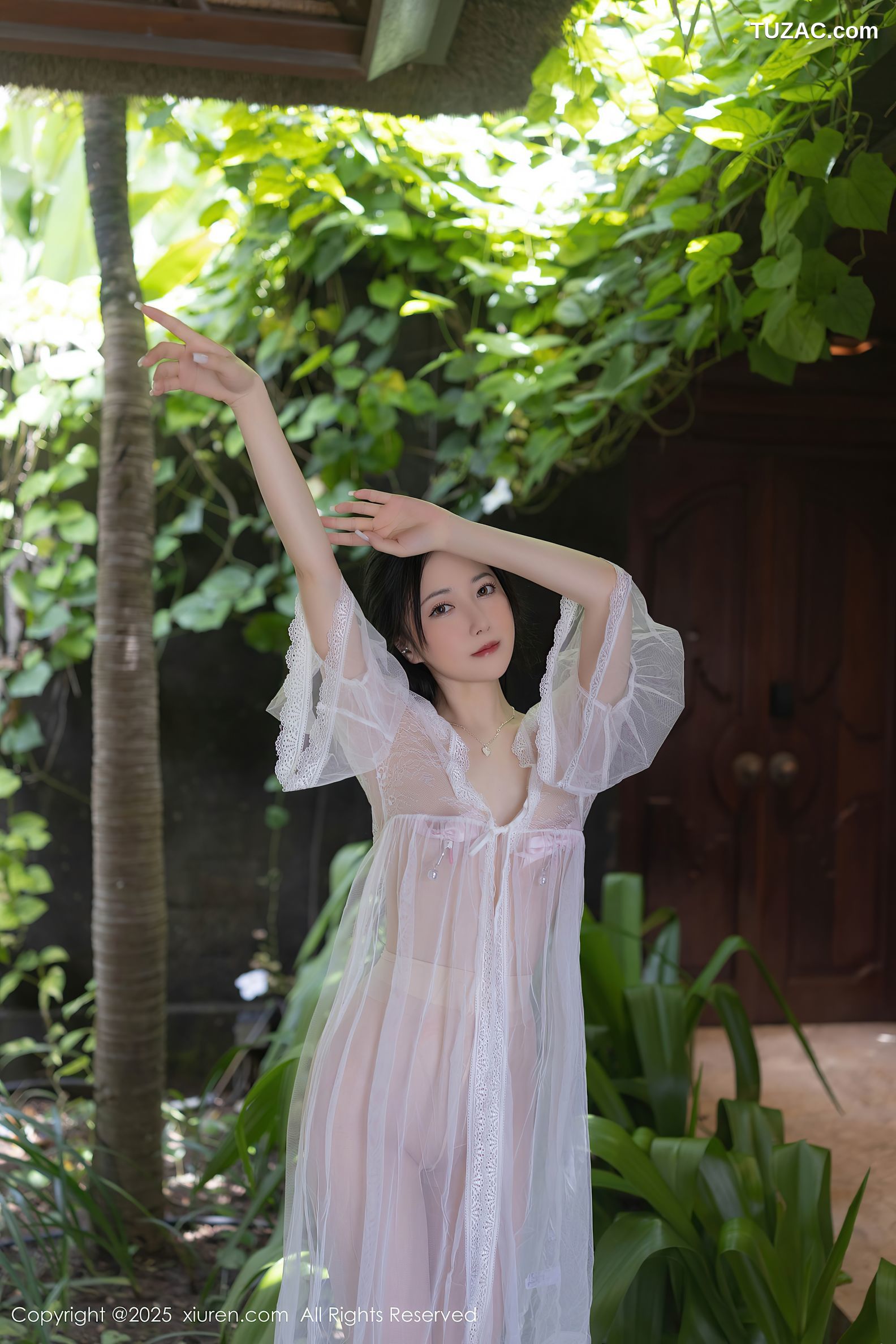 XiuRen秀人网-10173-鱼子酱Fish-古风透视白纱裙真空裸体-2025.04.18