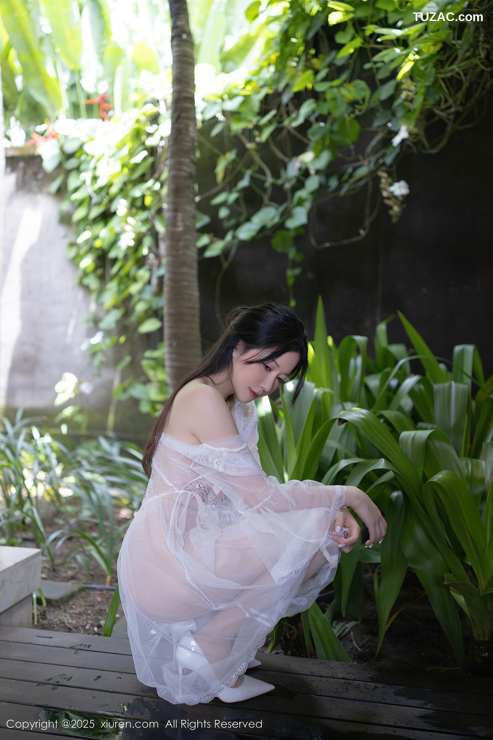 XiuRen秀人网-10173-鱼子酱Fish-古风透视白纱裙真空裸体-2025.04.18