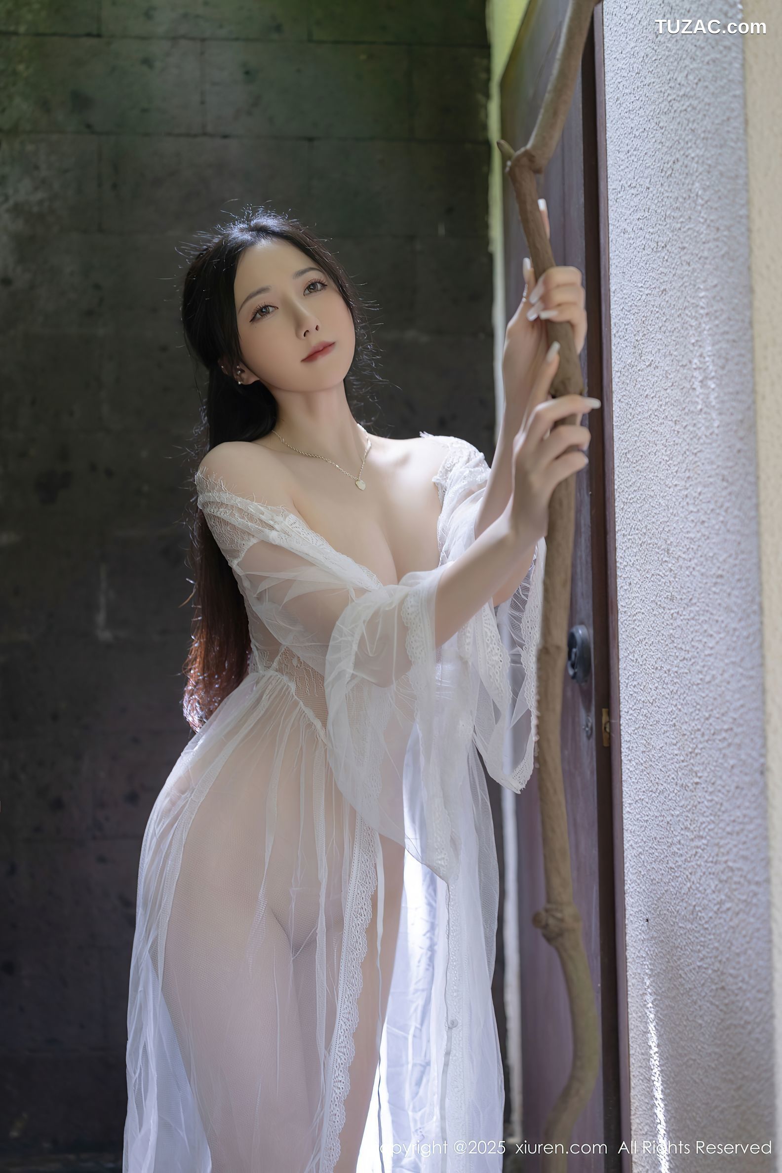 XiuRen秀人网-10173-鱼子酱Fish-古风透视白纱裙真空裸体-2025.04.18