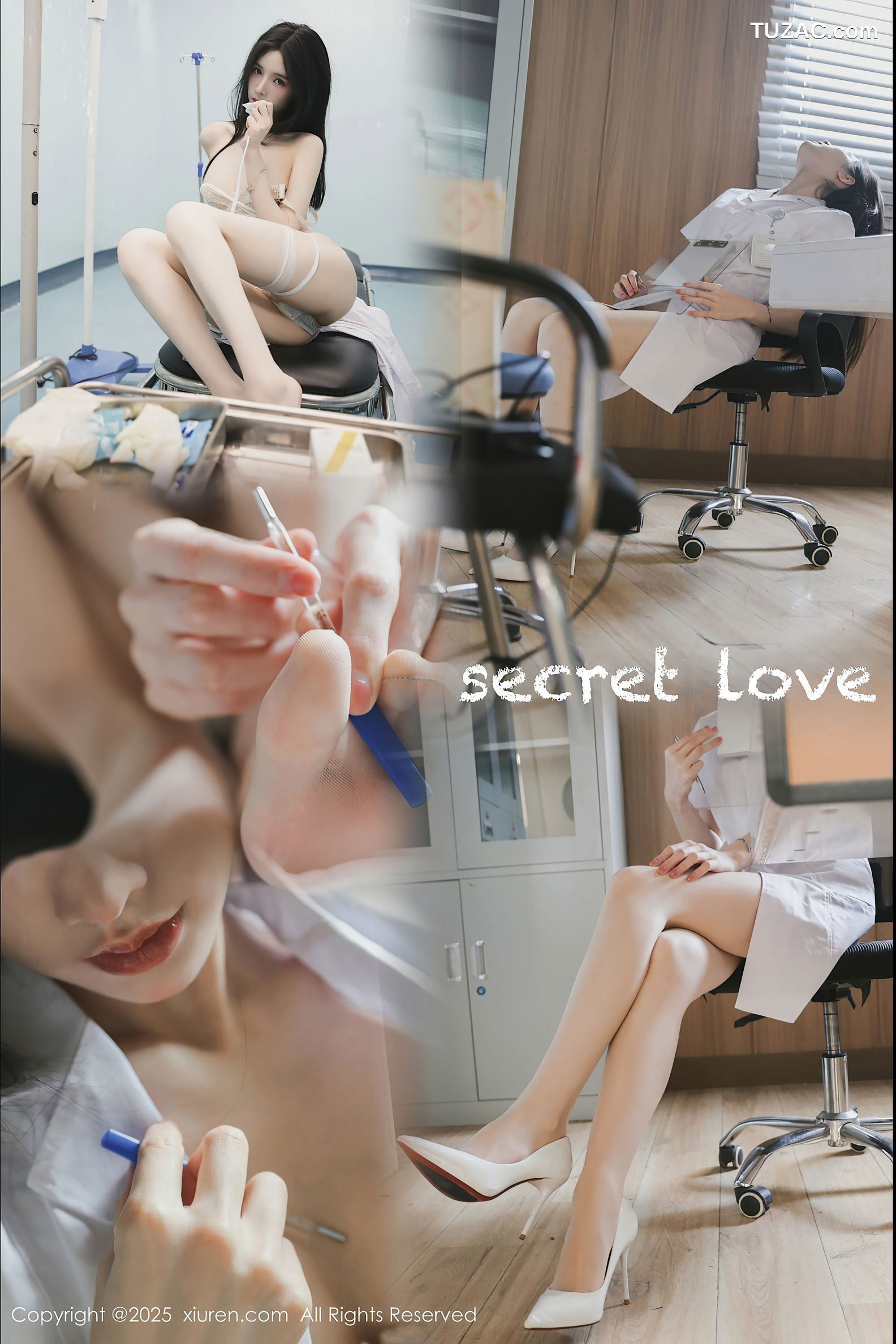 XiuRen秀人网-10190-布丁wow-医院场景白衣女医生的秘密之爱-2025.04.24