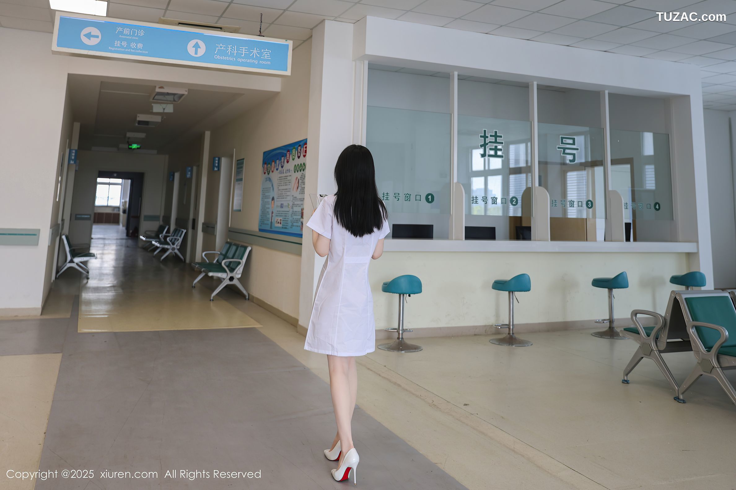 XiuRen秀人网-10190-布丁wow-医院场景白衣女医生的秘密之爱-2025.04.24