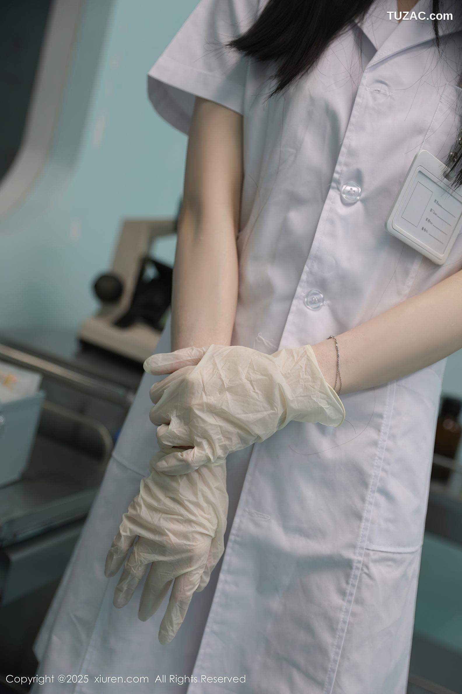 XiuRen秀人网-10190-布丁wow-医院场景白衣女医生的秘密之爱-2025.04.24