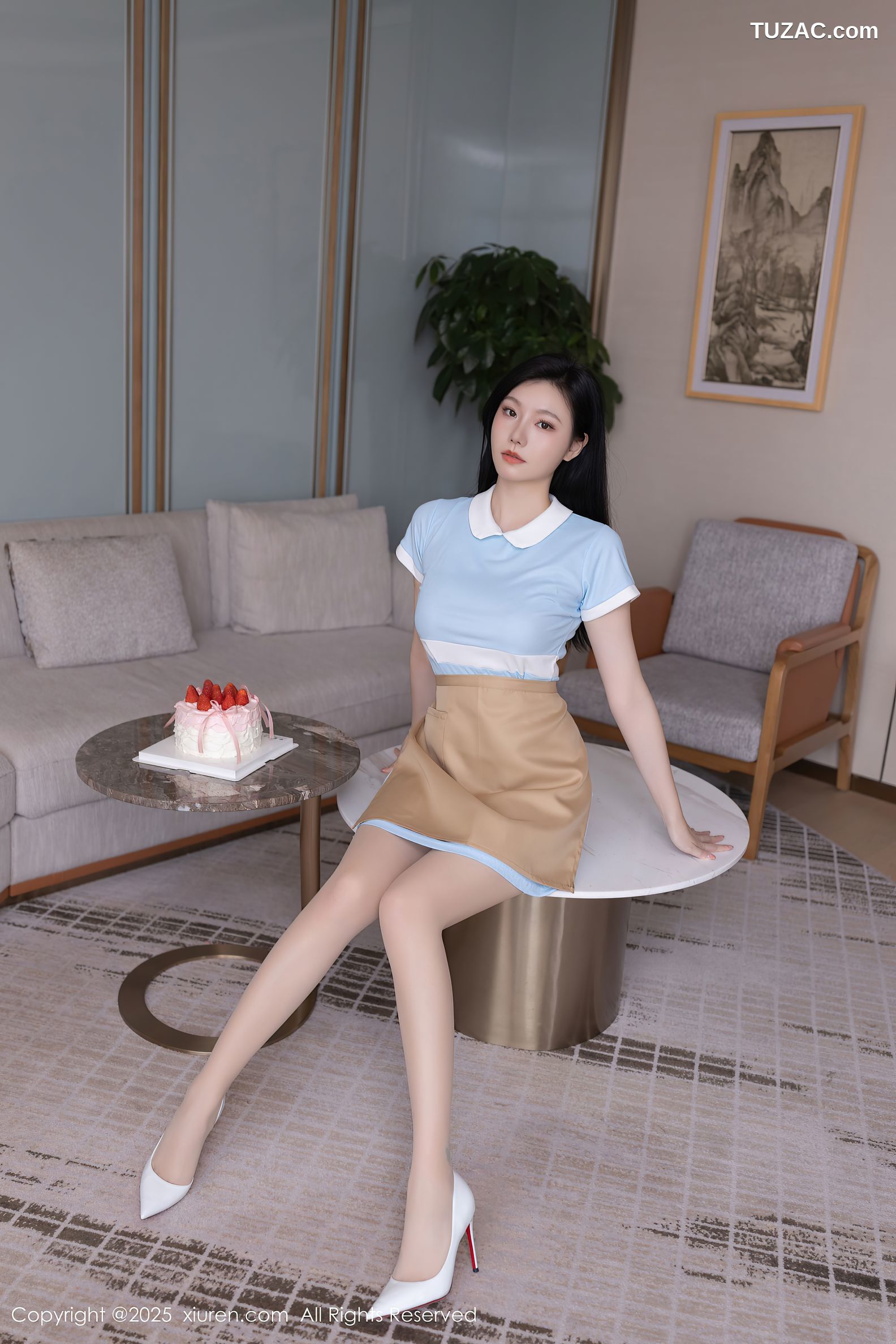 XiuRen秀人网-10214-安然anran-肉色内衣肉丝爆乳-2025.04.28