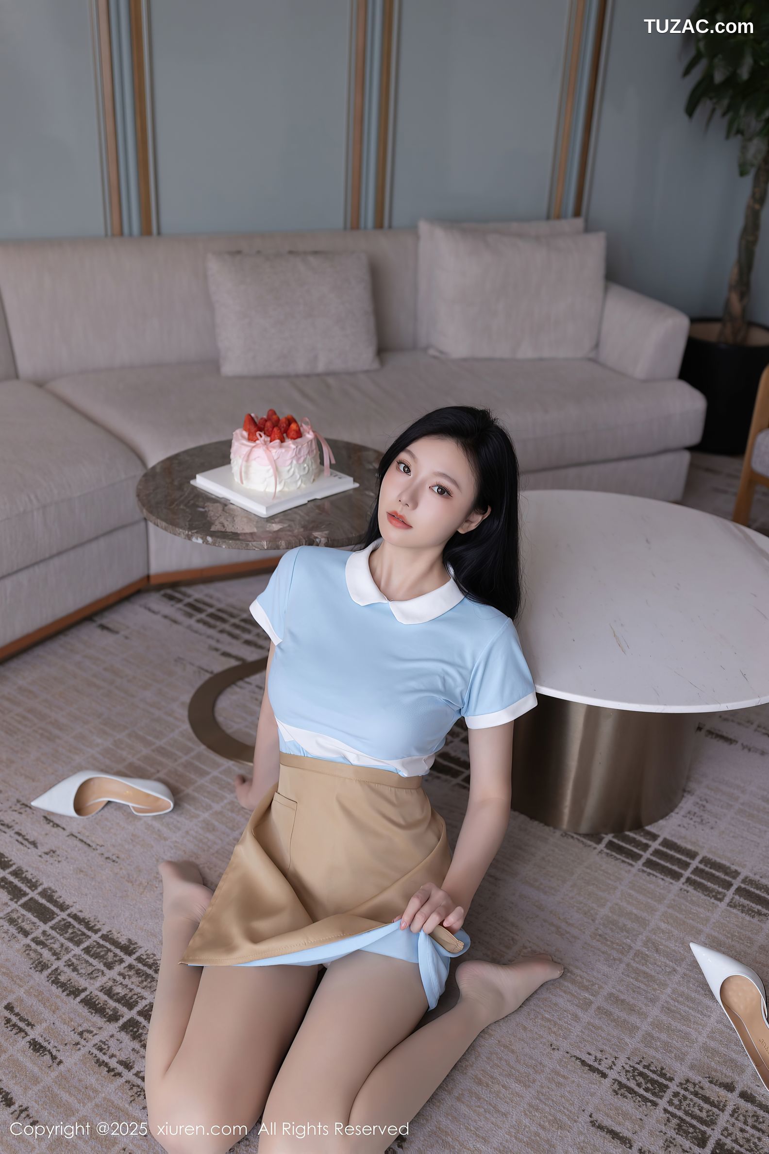 XiuRen秀人网-10214-安然anran-肉色内衣肉丝爆乳-2025.04.28