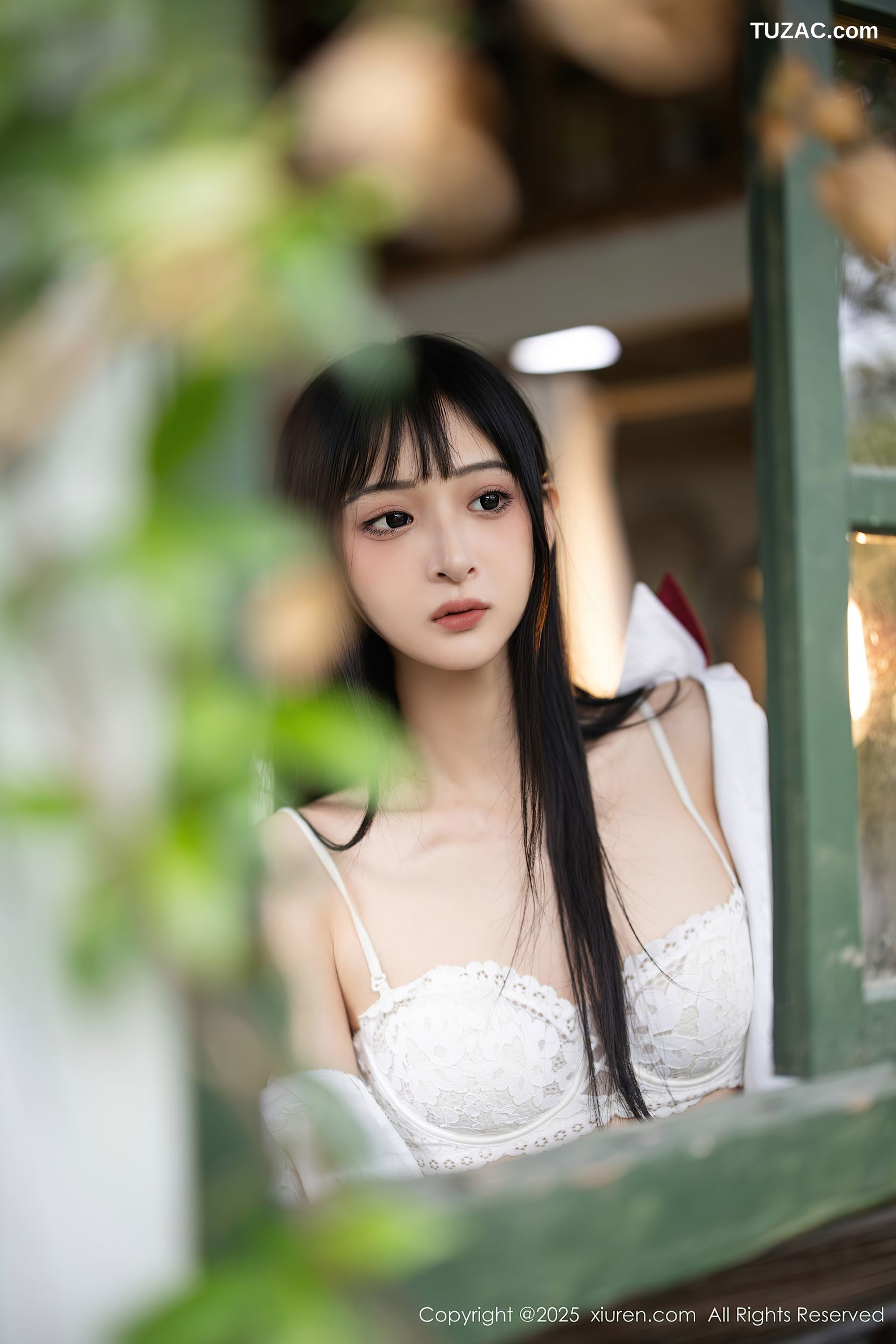 XiuRen秀人网-10215-茂木希子-新人红色长裙白色内衣肉丝-2025.04.29