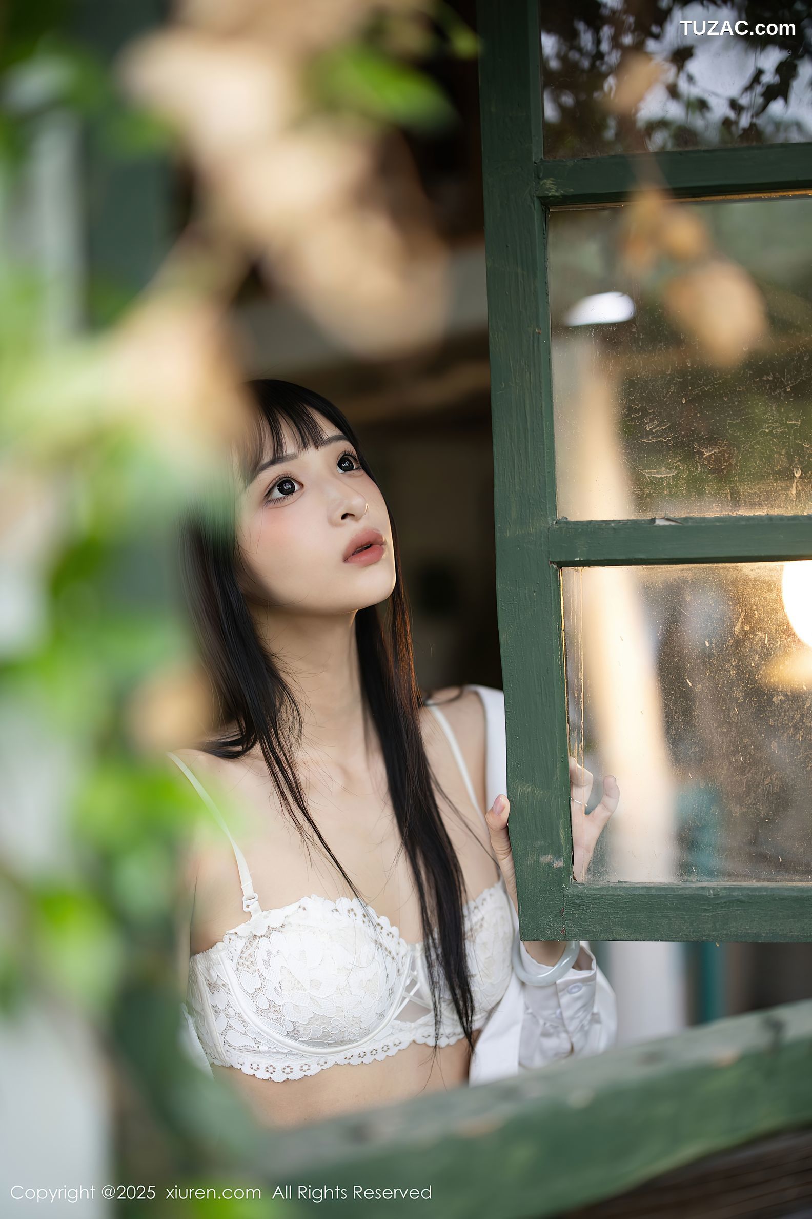 XiuRen秀人网-10215-茂木希子-新人红色长裙白色内衣肉丝-2025.04.29