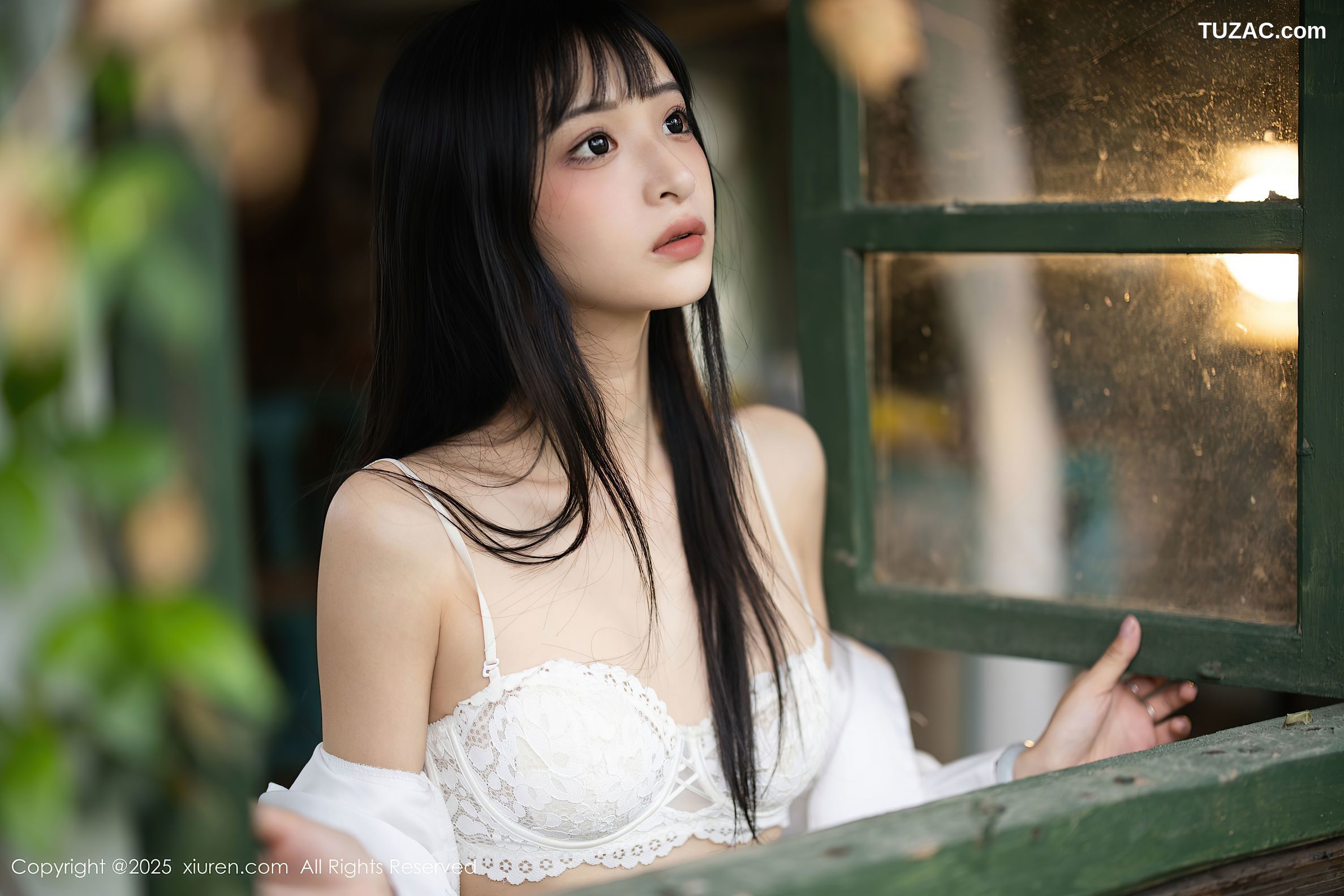 XiuRen秀人网-10215-茂木希子-新人红色长裙白色内衣肉丝-2025.04.29