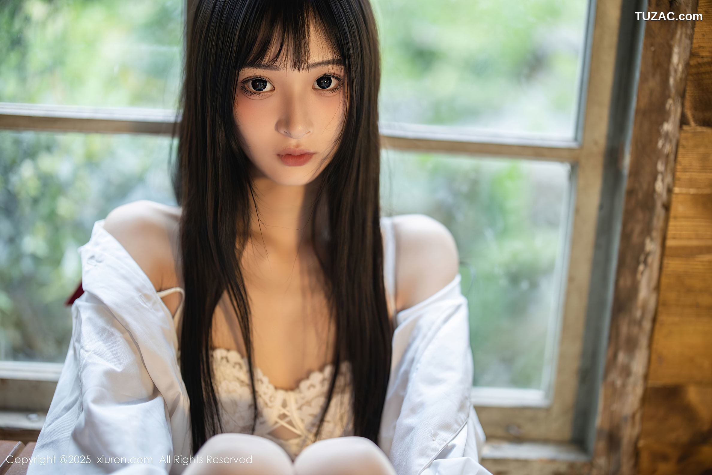 XiuRen秀人网-10215-茂木希子-新人红色长裙白色内衣肉丝-2025.04.29