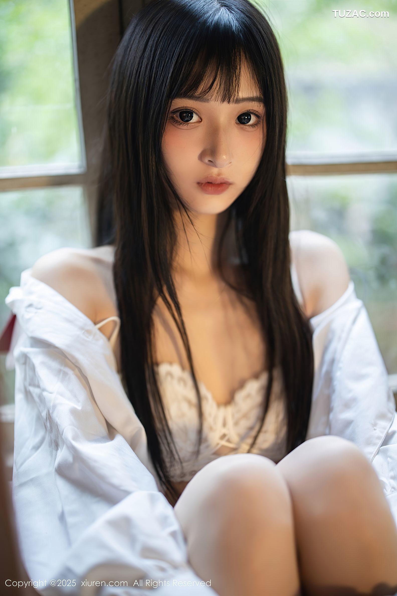 XiuRen秀人网-10215-茂木希子-新人红色长裙白色内衣肉丝-2025.04.29