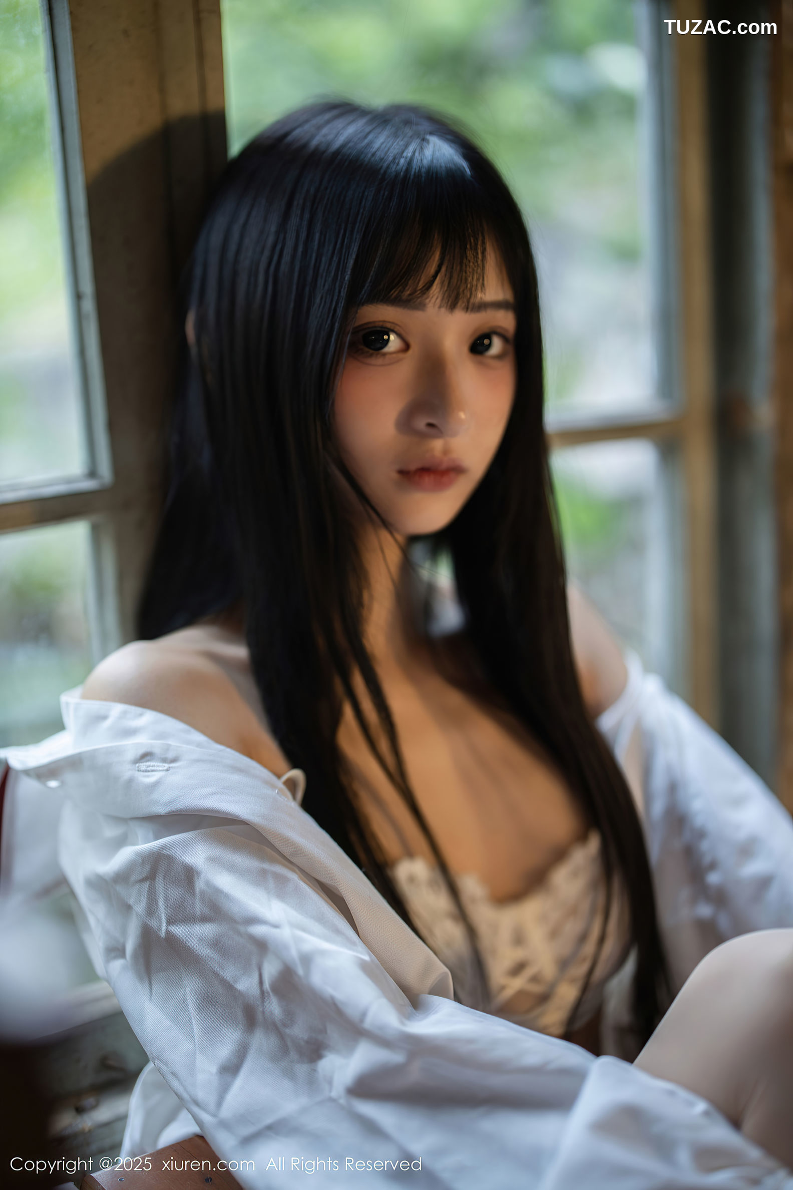 XiuRen秀人网-10215-茂木希子-新人红色长裙白色内衣肉丝-2025.04.29