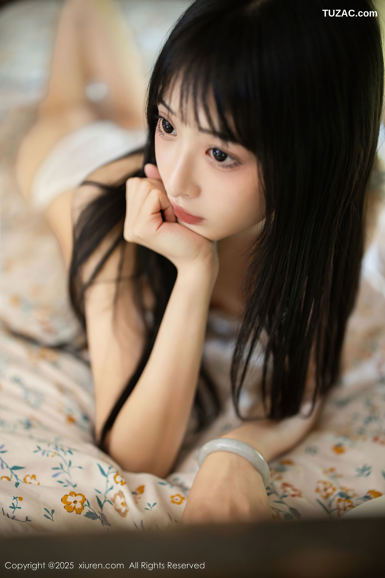 XiuRen秀人网-10215-茂木希子-新人红色长裙白色内衣肉丝-2025.04.29