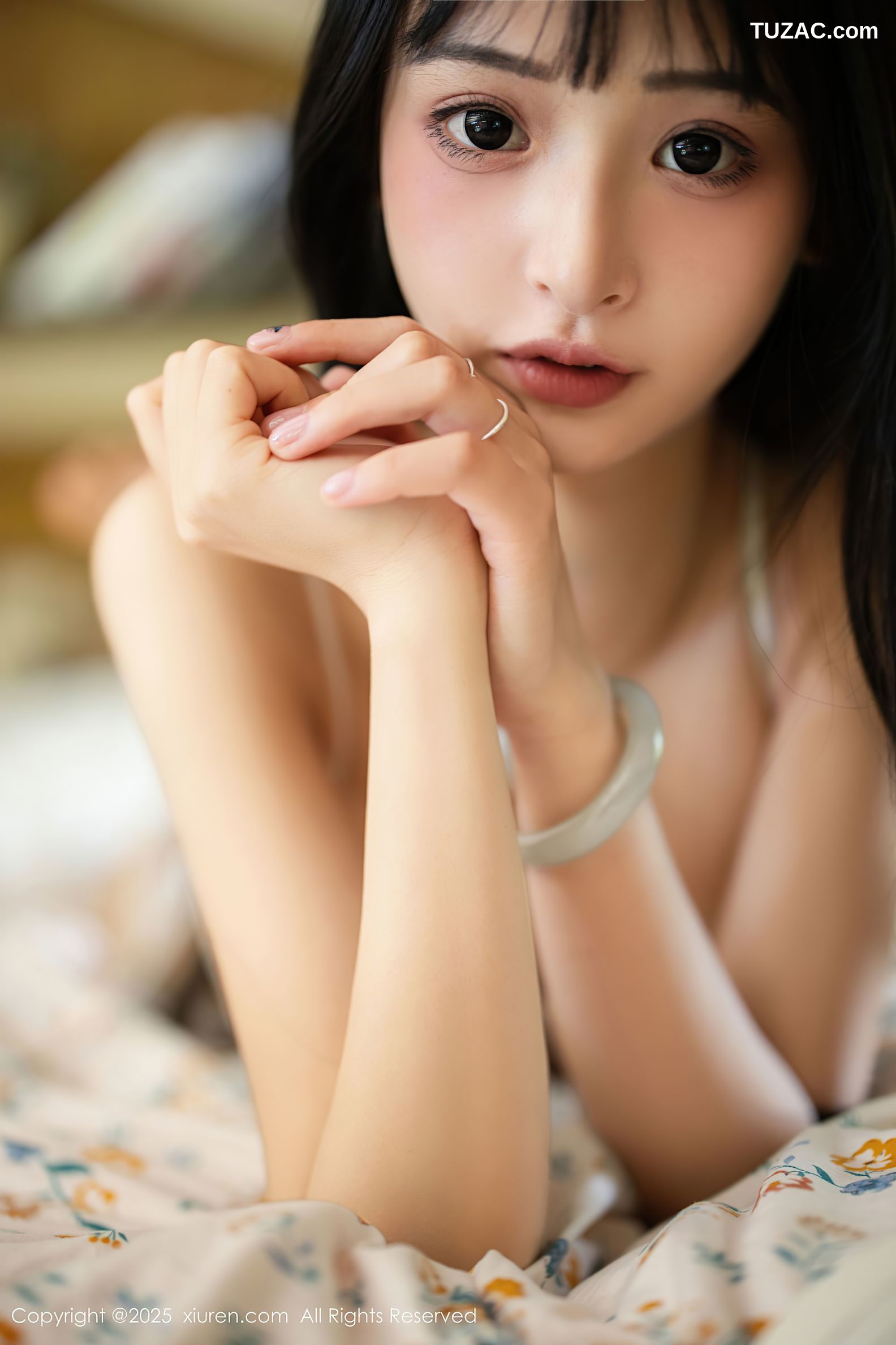 XiuRen秀人网-10215-茂木希子-新人红色长裙白色内衣肉丝-2025.04.29