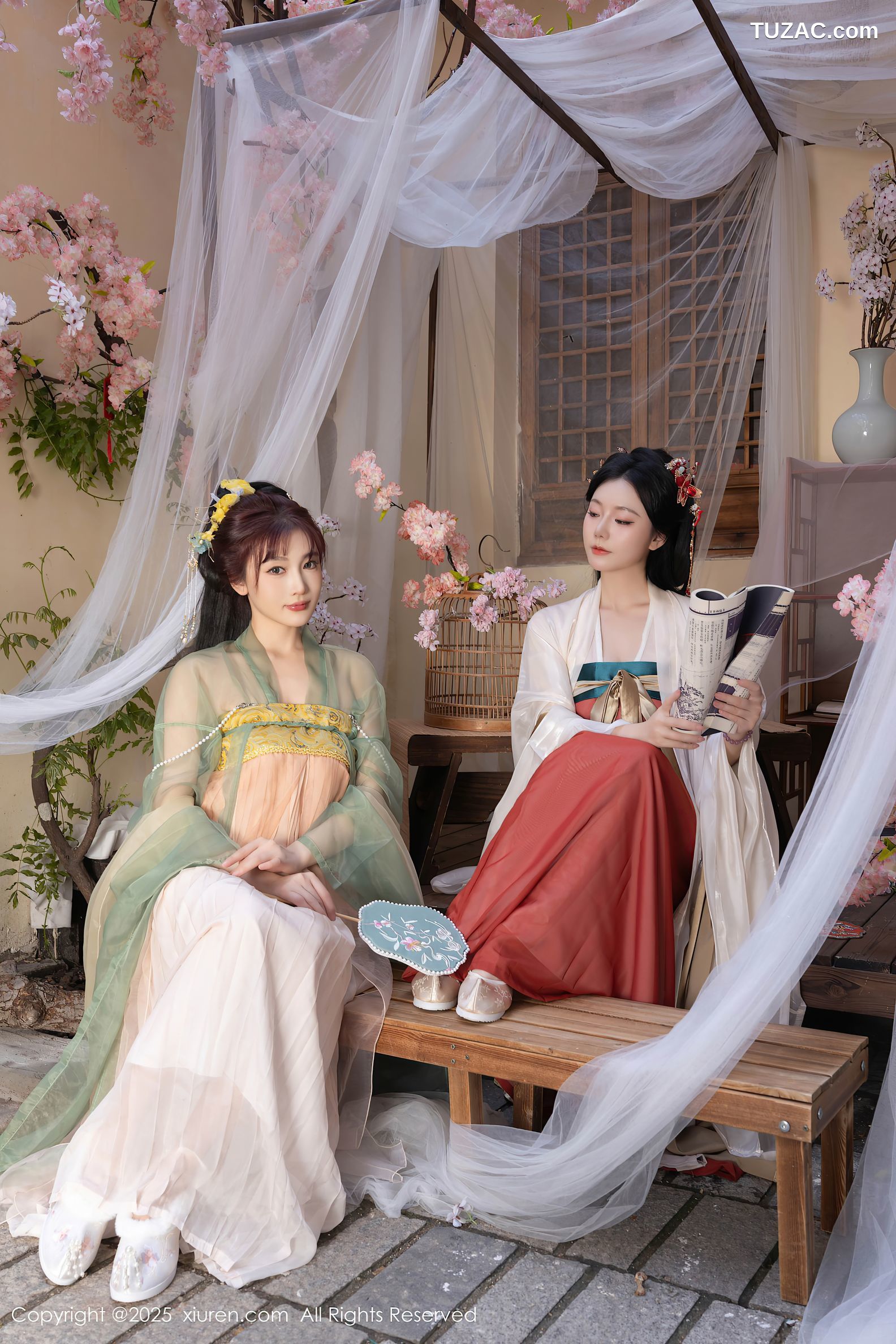 XiuRen秀人网-10223-陆萱萱-安然anran-古装姐妹花-2025.04.29