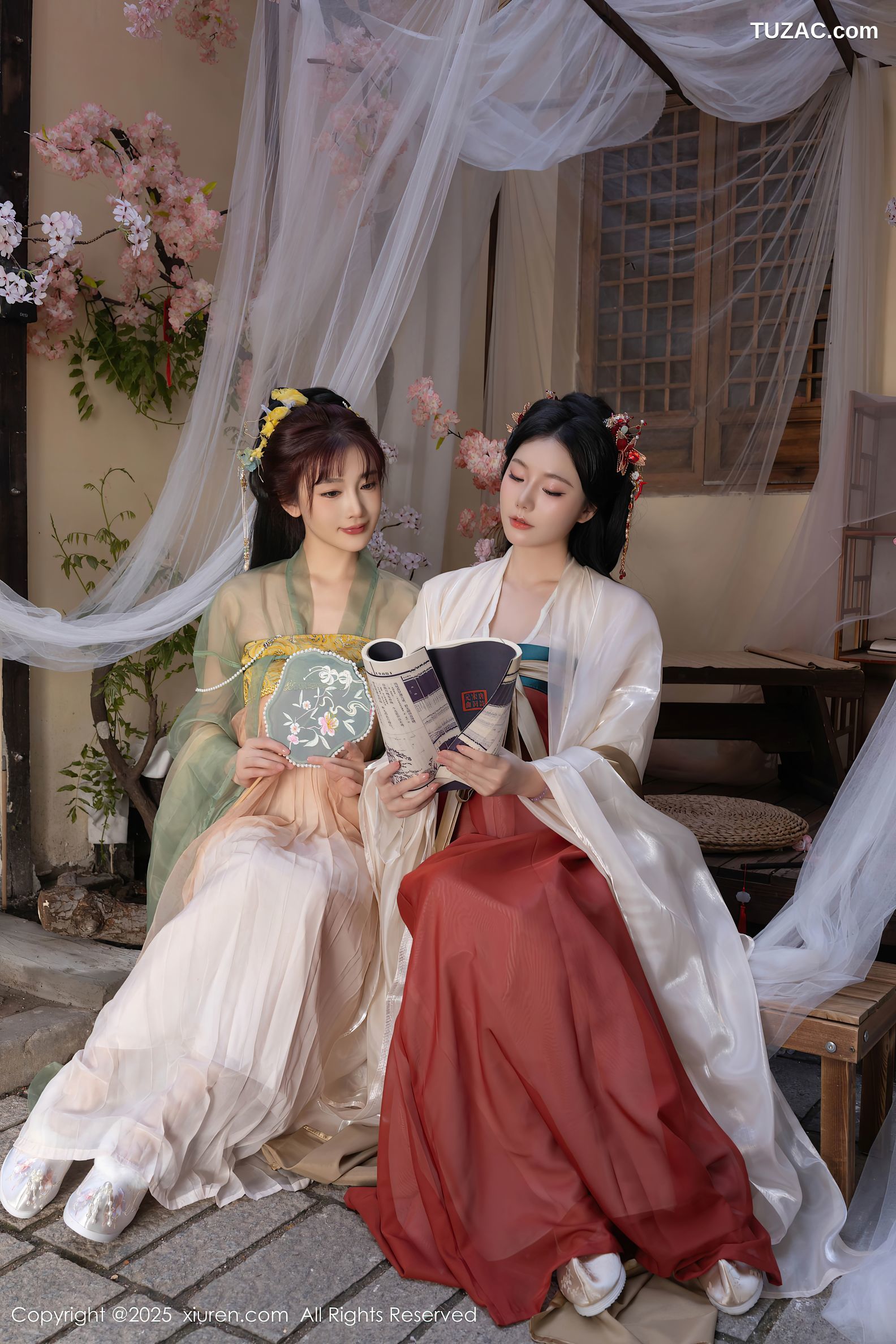 XiuRen秀人网-10223-陆萱萱-安然anran-古装姐妹花-2025.04.29