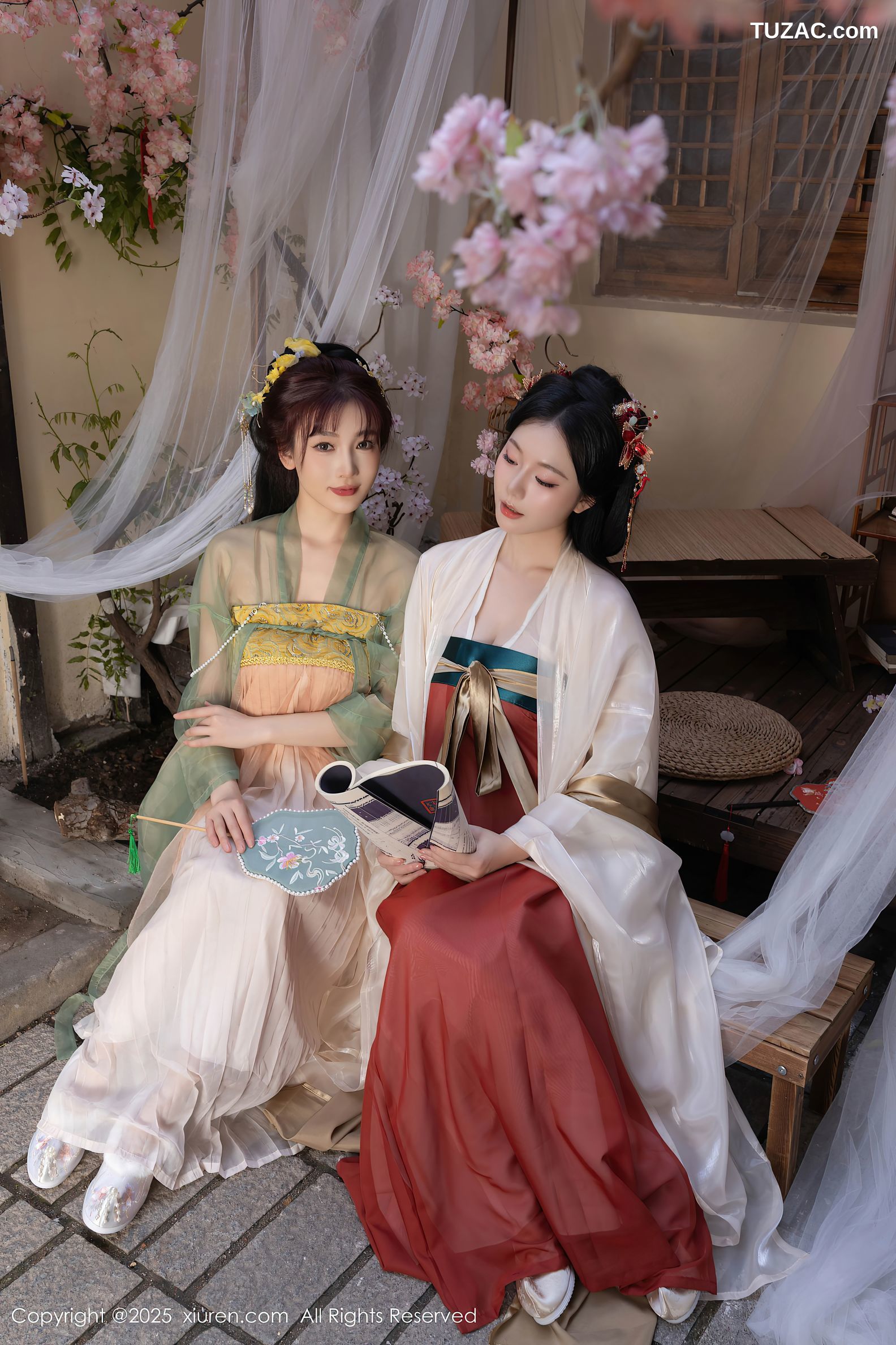 XiuRen秀人网-10223-陆萱萱-安然anran-古装姐妹花-2025.04.29