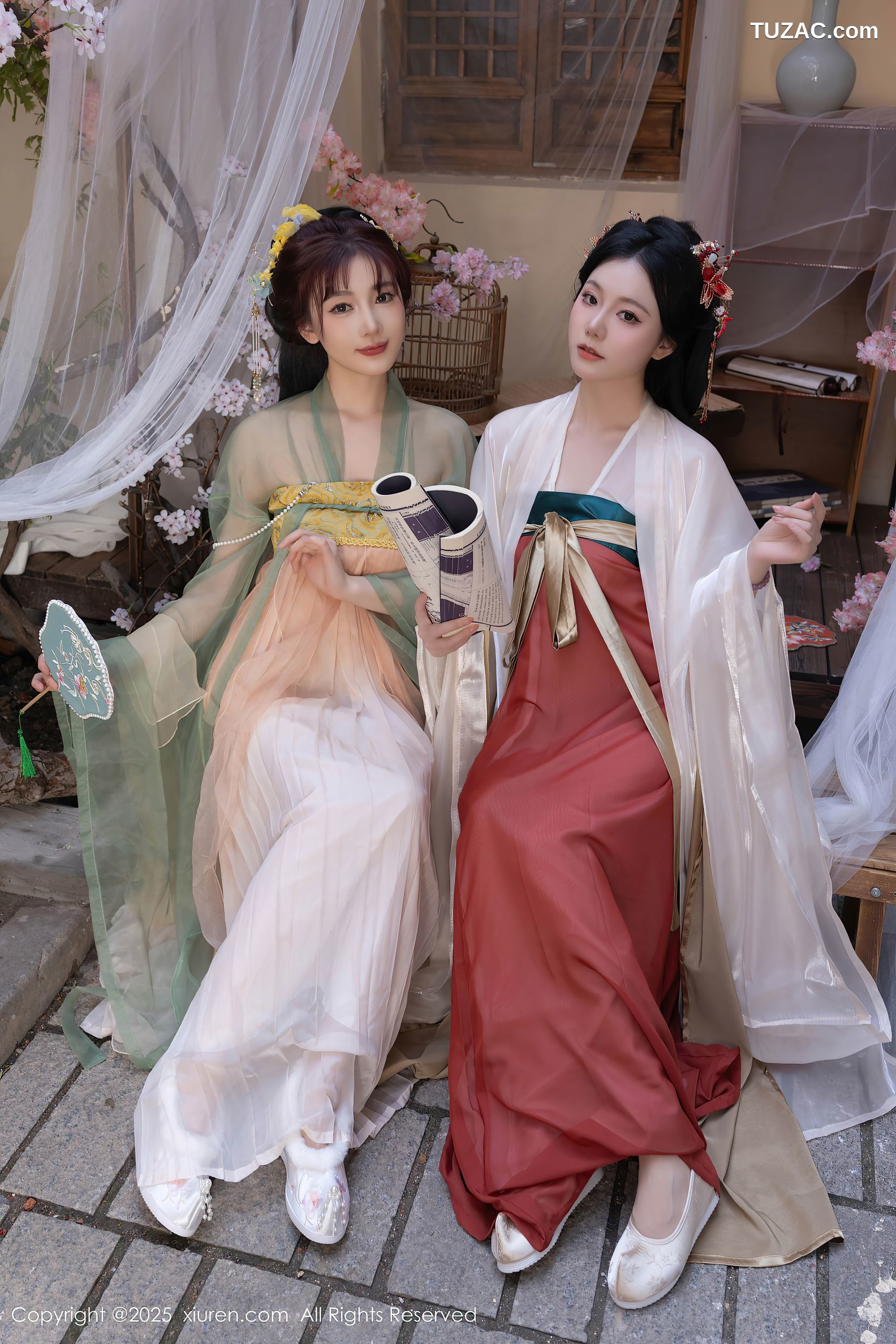 XiuRen秀人网-10223-陆萱萱-安然anran-古装姐妹花-2025.04.29