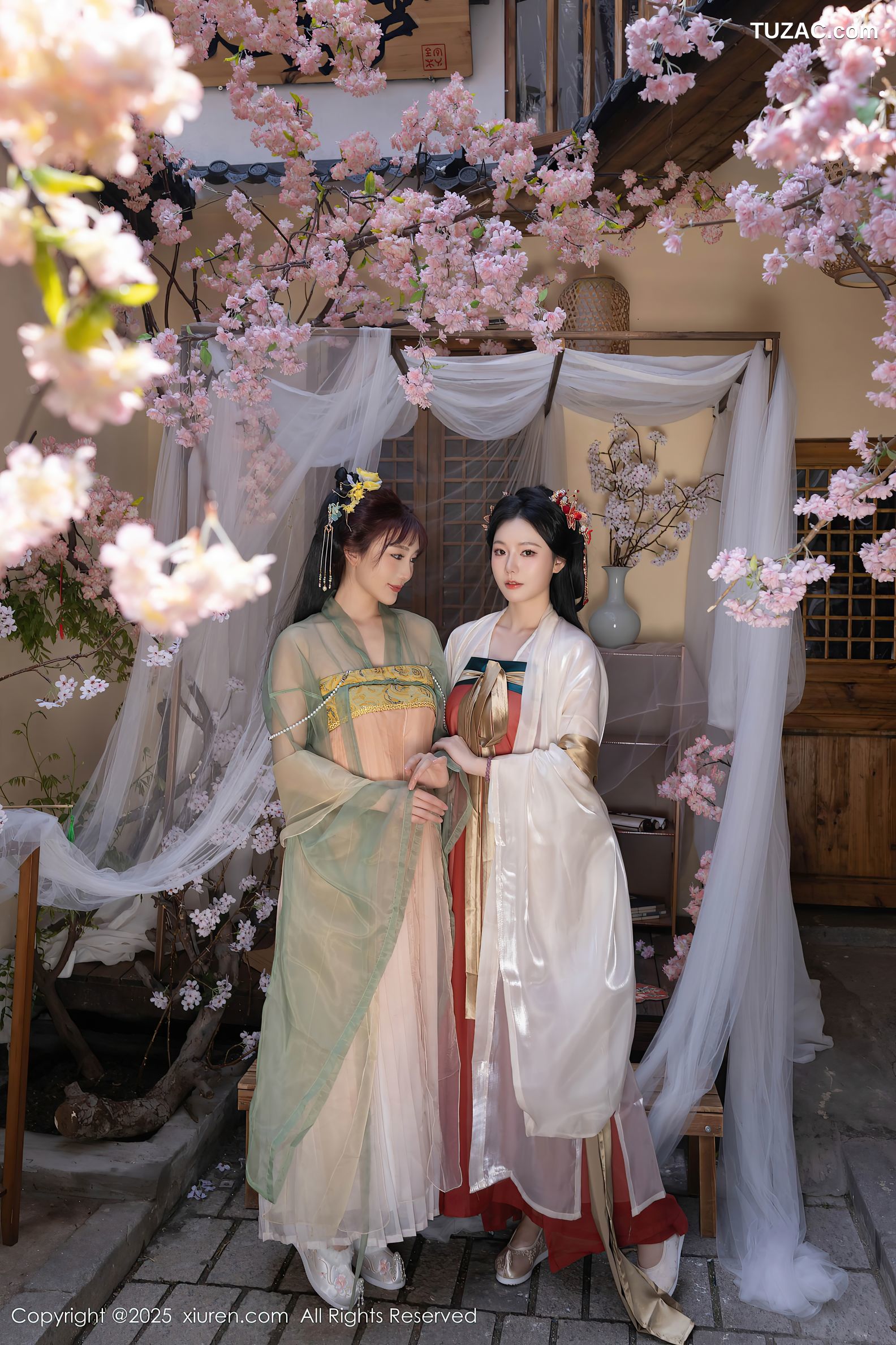 XiuRen秀人网-10223-陆萱萱-安然anran-古装姐妹花-2025.04.29