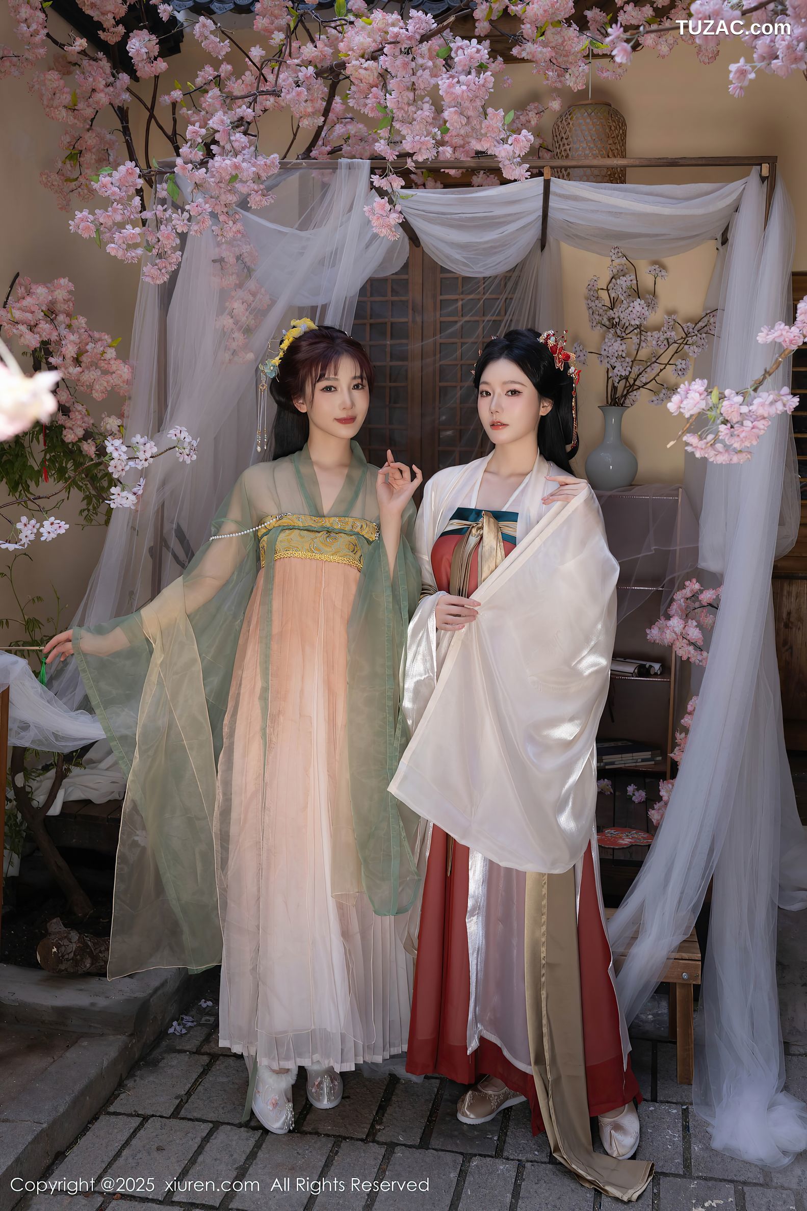 XiuRen秀人网-10223-陆萱萱-安然anran-古装姐妹花-2025.04.29