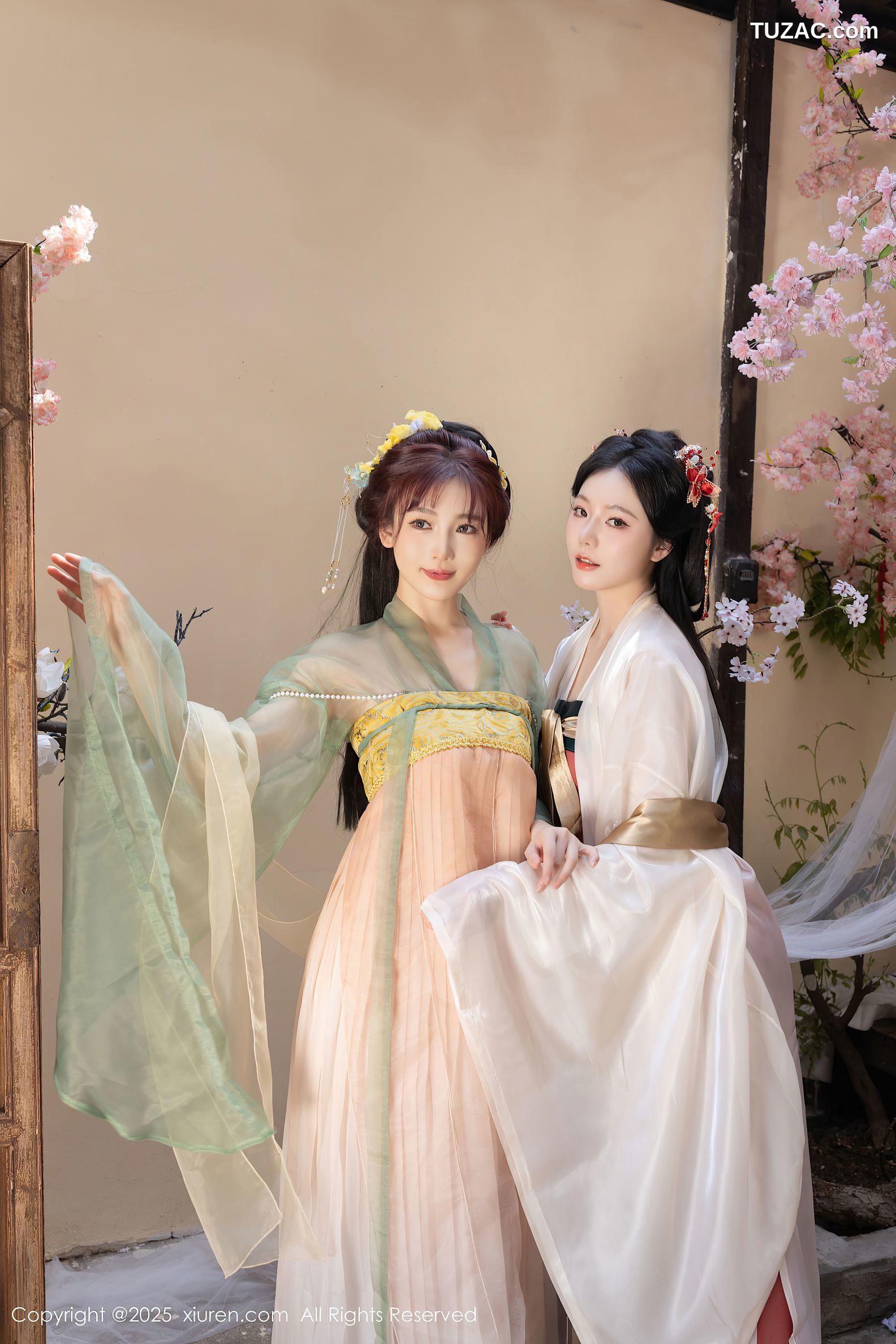 XiuRen秀人网-10223-陆萱萱-安然anran-古装姐妹花-2025.04.29