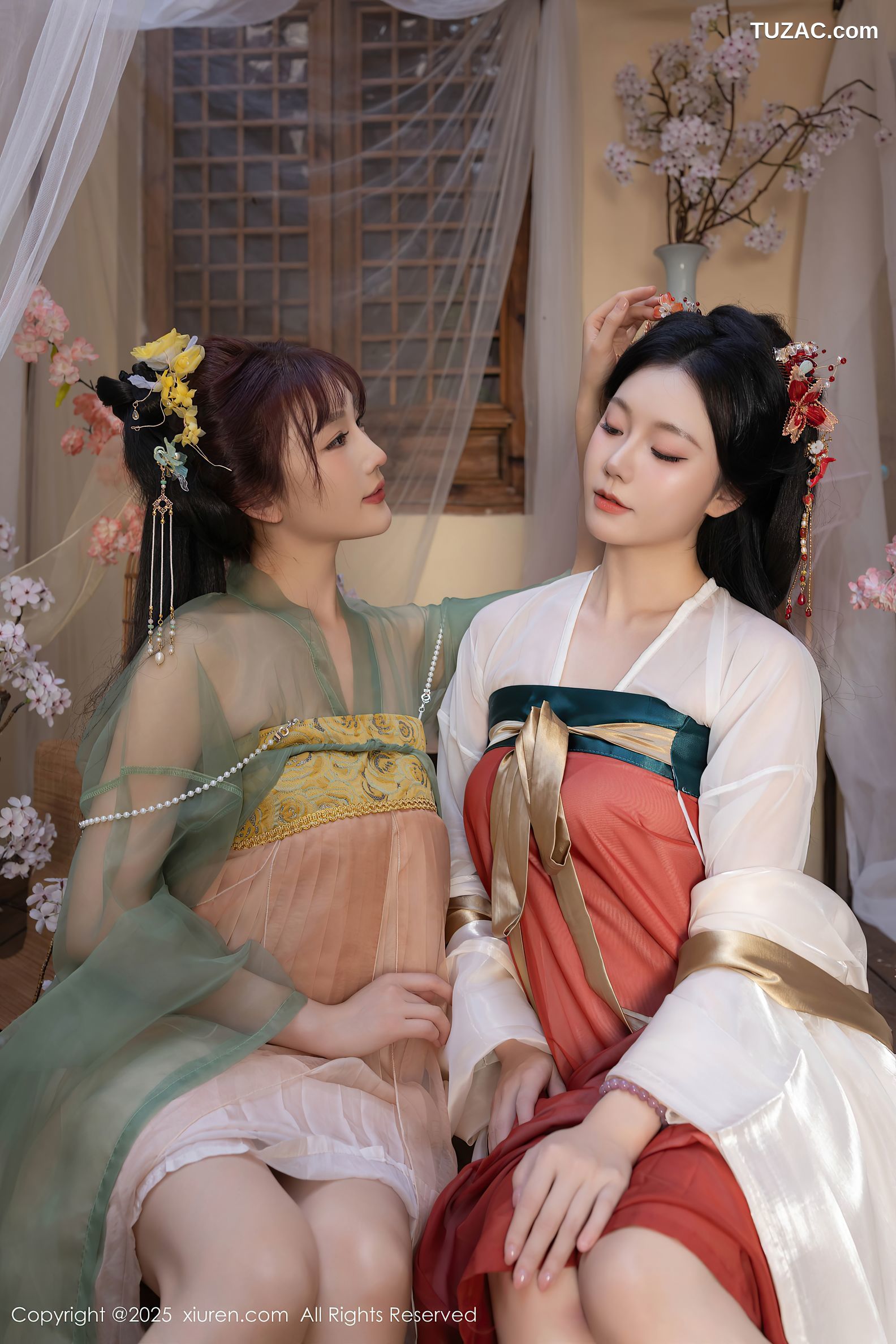 XiuRen秀人网-10223-陆萱萱-安然anran-古装姐妹花-2025.04.29