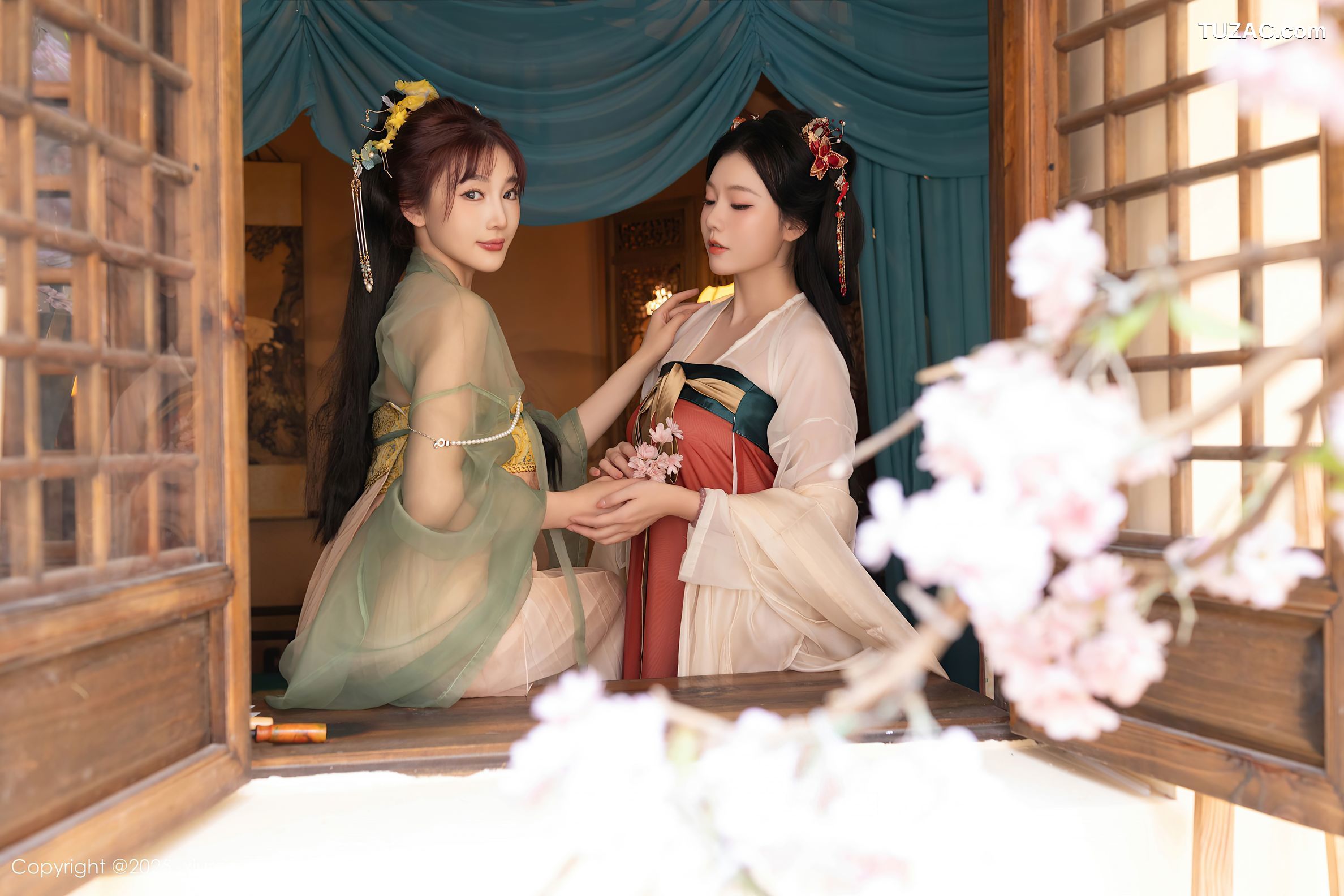 XiuRen秀人网-10223-陆萱萱-安然anran-古装姐妹花-2025.04.29