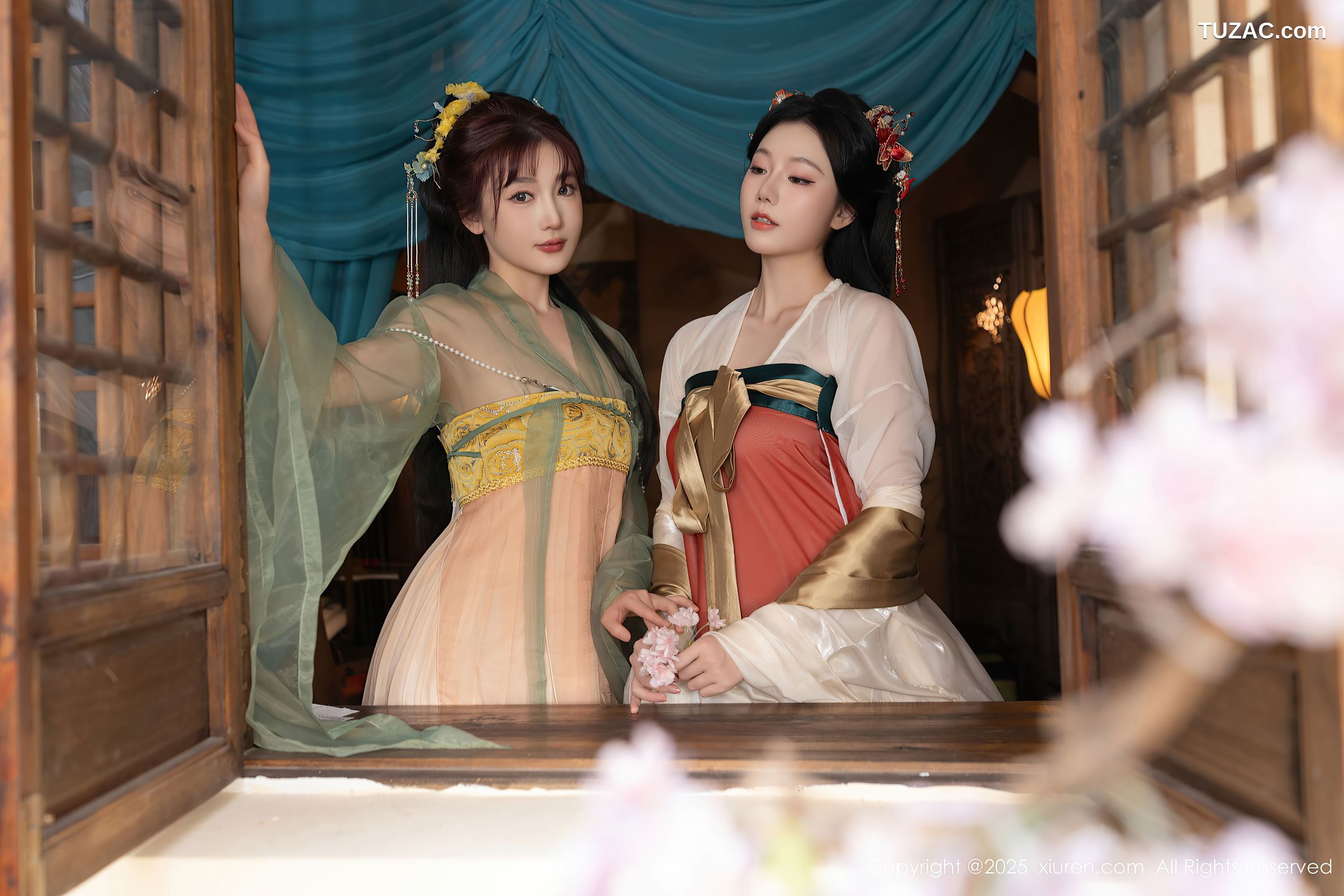 XiuRen秀人网-10223-陆萱萱-安然anran-古装姐妹花-2025.04.29