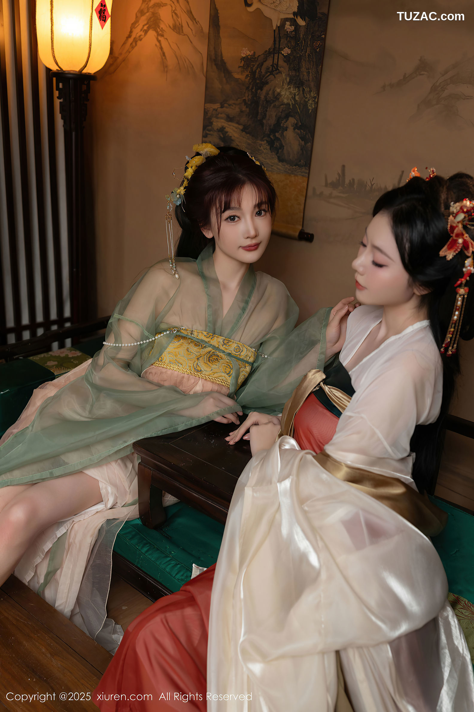 XiuRen秀人网-10223-陆萱萱-安然anran-古装姐妹花-2025.04.29