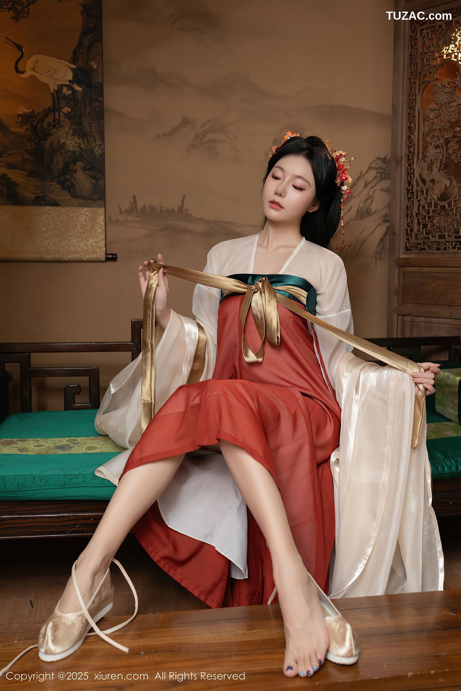 XiuRen秀人网-10223-陆萱萱-安然anran-古装姐妹花-2025.04.29